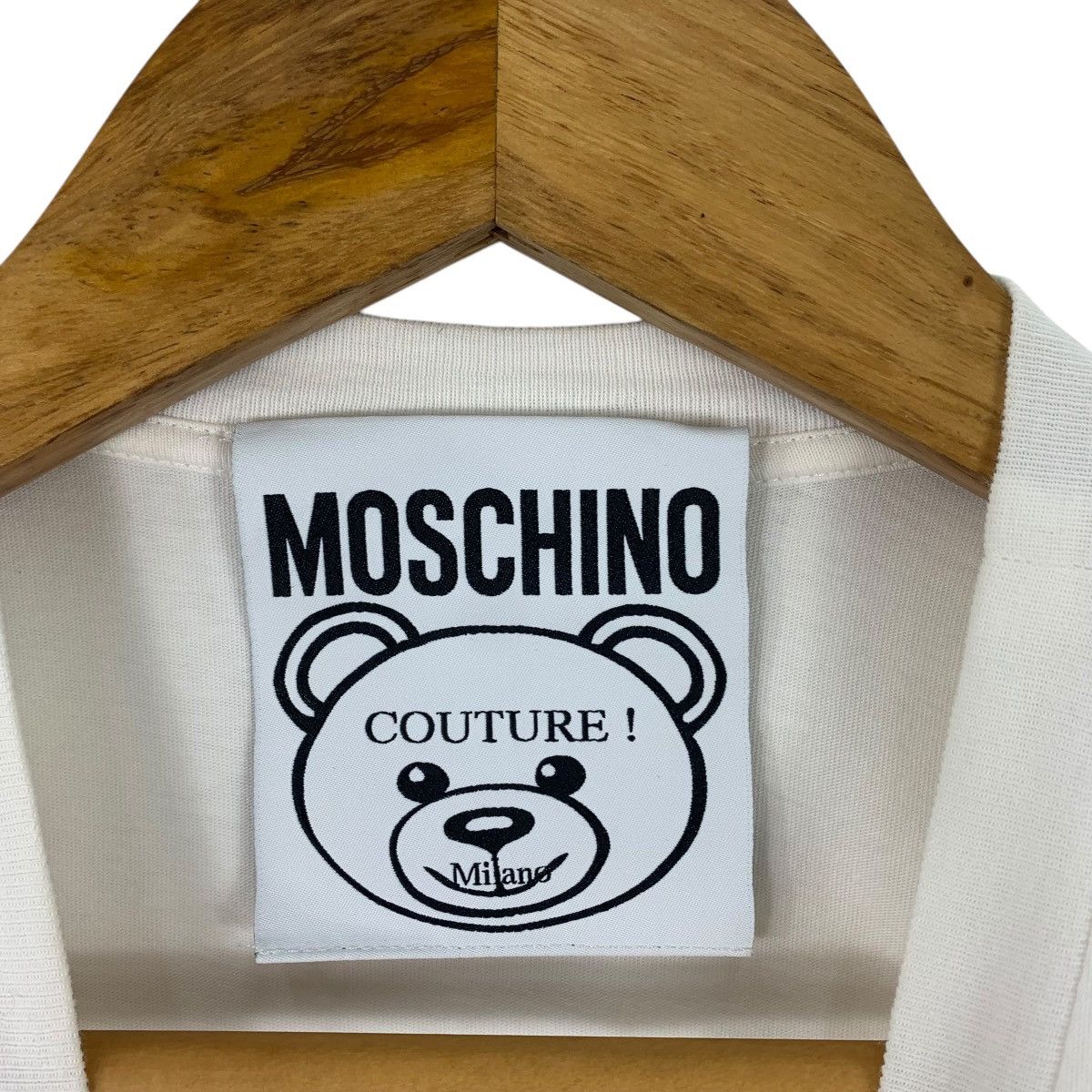 Designer × Moschino MOSCHINO big bear printed italian designer tee Size US L / EU 52-54 / 3 - 3 Thumbnail