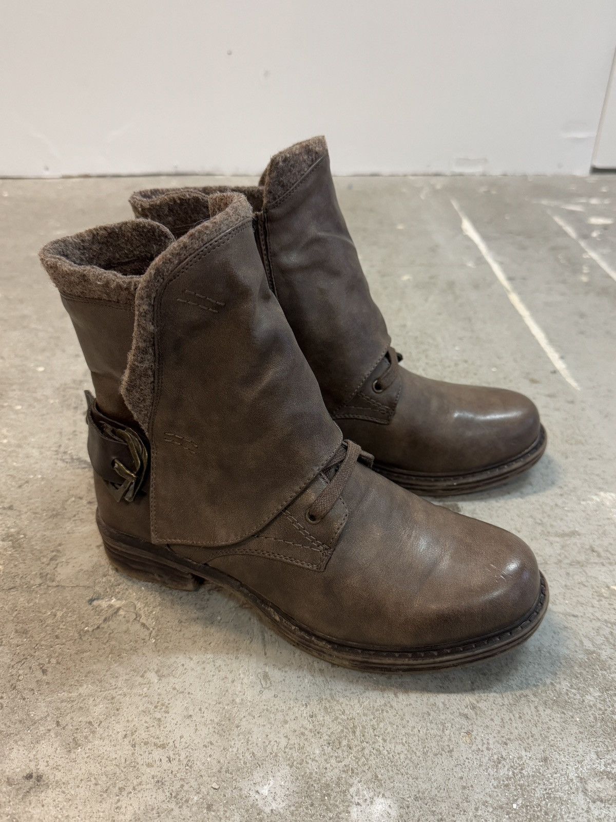 Vintage Vintage Leather Biker Boxer Boots Size US 8 / IT 38 - 4 Thumbnail