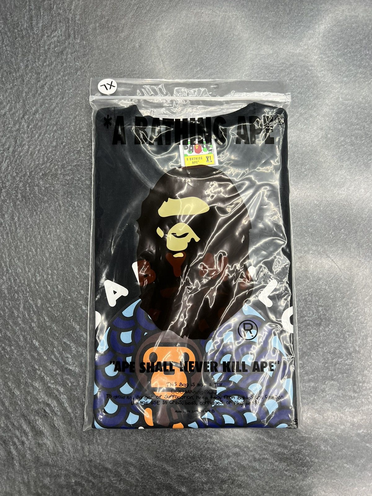 Bape Bape Koinobori on Baby Milo T-Shirt Size US XL / EU 56 / 4 - 5 Thumbnail