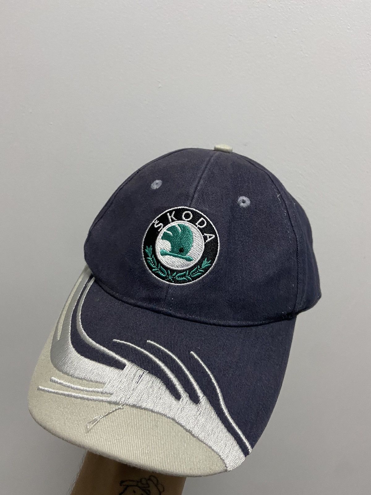 Vintage Skoda Cap Vintage Center Logo Skate racing Size ONE SIZE - 6 Thumbnail