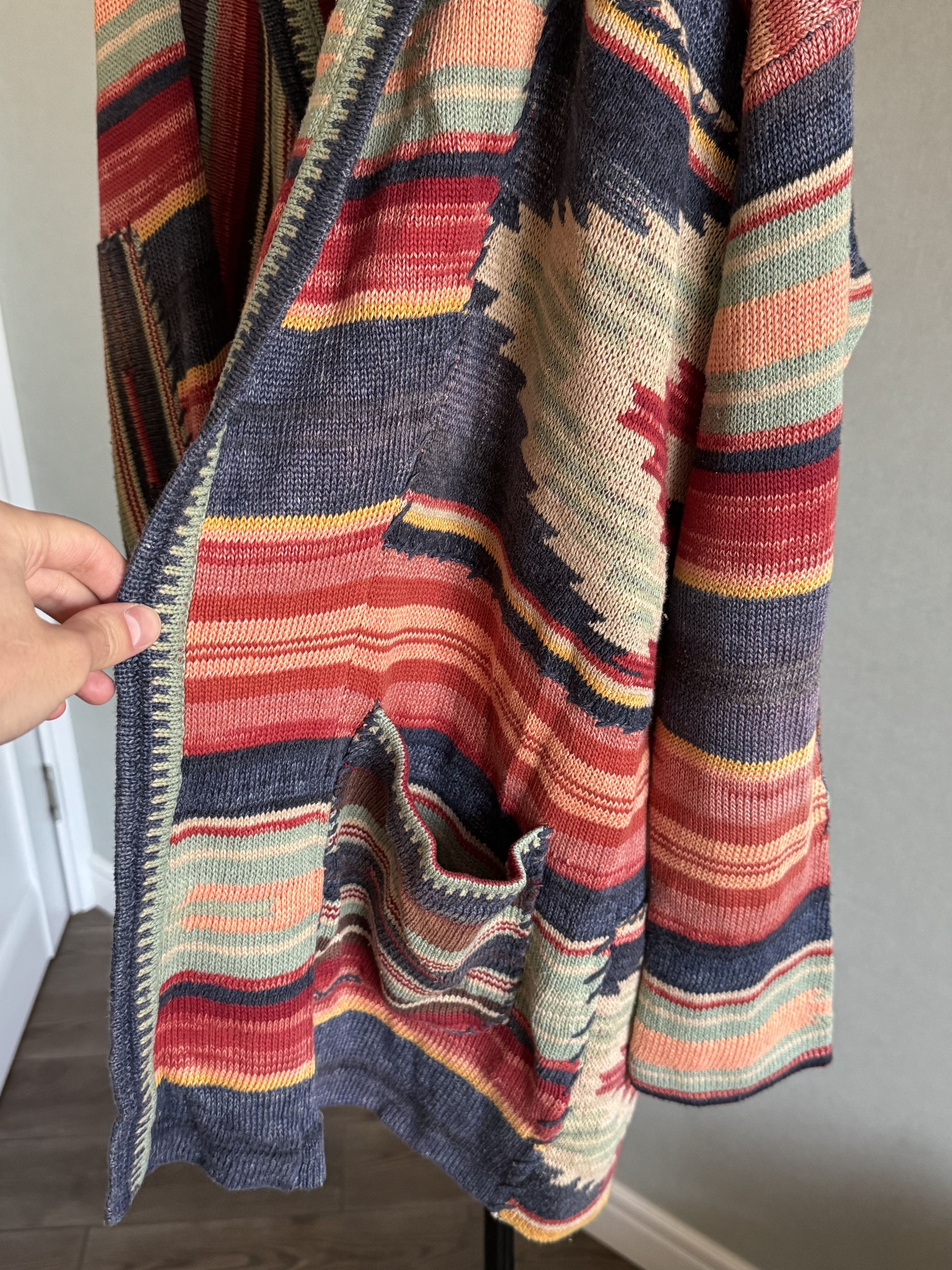 Ralph Lauren POLO RALPH LAUREN Multicolour linen cotton silk cardigan Size S / US 4 / IT 40 - 6 Thumbnail
