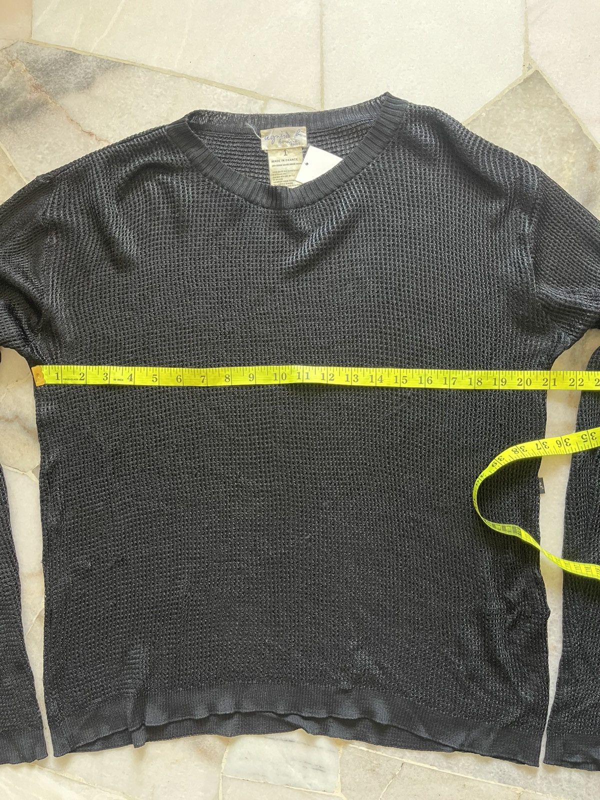 agnes b. Vintage Agnes B Homme Mesh Knitwear Size US M / EU 48-50 / 2 - 11 Thumbnail