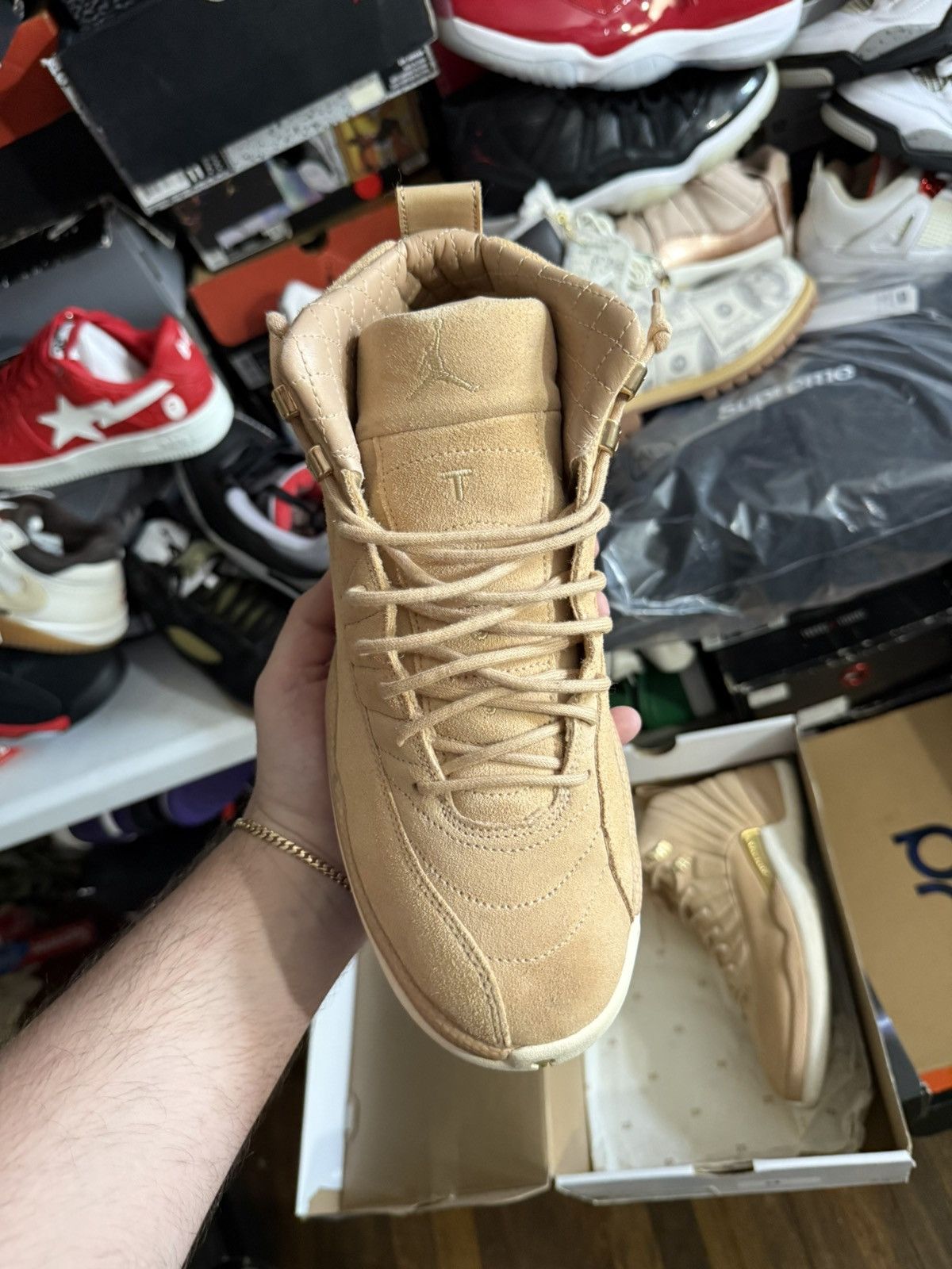 Jordan Brand Jordan retro 12 vanchetta tan sz 8 Size US 8 / EU 41 - 2 Thumbnail