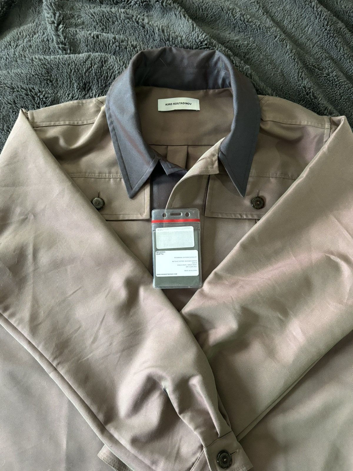 Kiko Kostadinov McNamara uniform shirt | Grailed