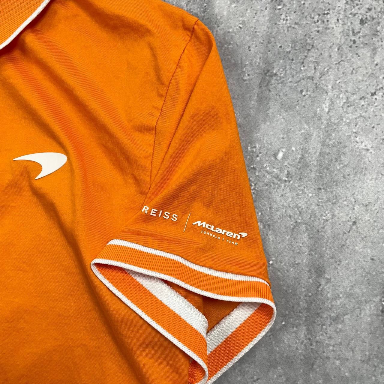 Reiss REISS x McLaren F1 Crypto Polo Shirt Orange Size L Size US L / EU 52-54 / 3 - 13 Thumbnail