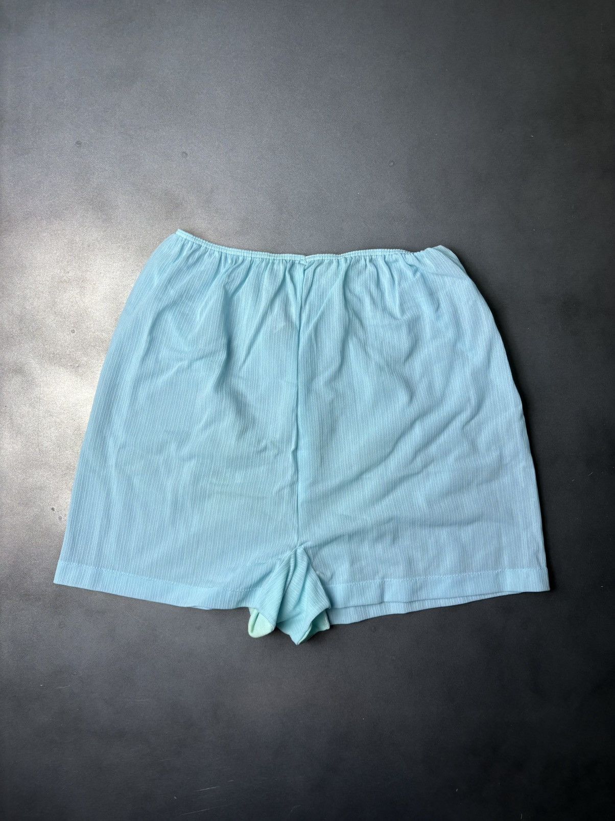 Marks & Spencer × Vintage 1960s Chiffon Boxers 70s Vintage Sheer Shorts Lace Panties Size ONE SIZE - 18 Thumbnail