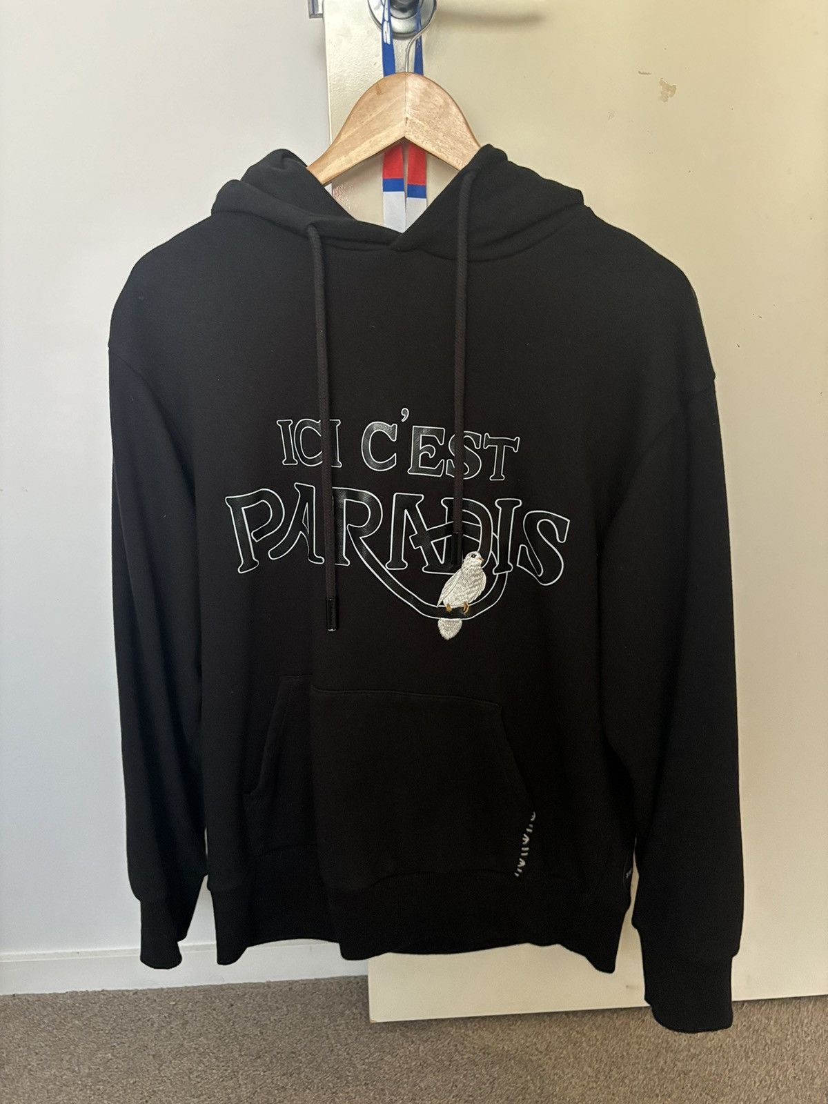 3.PARADIS 3.PARADIS X PSG BLACK HOODED ICI C'EST PARADIS