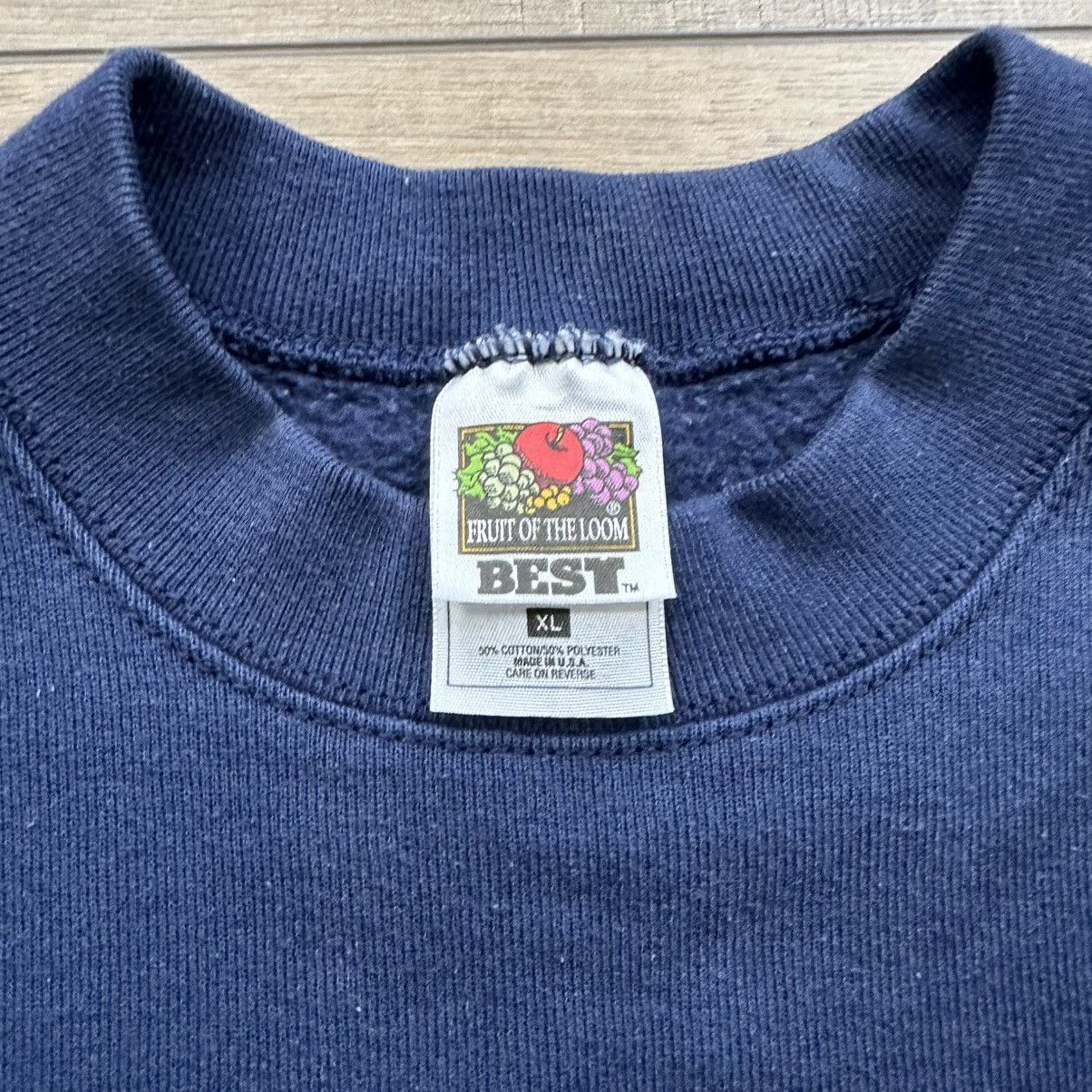 Fruit Of The Loom Vintage 90s Pepsi Spell Out Made in USA Crewneck Sweatshirt Size US XL / EU 56 / 4 - 8 Thumbnail