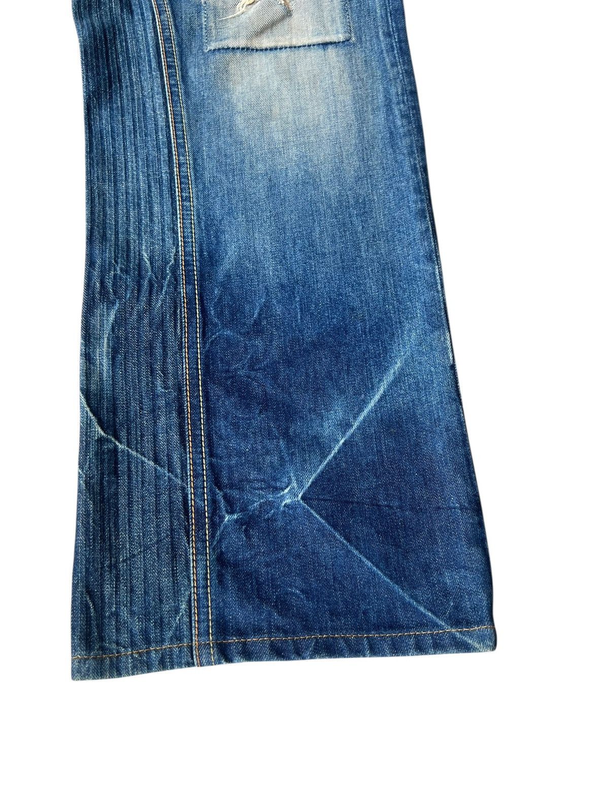 Eternal ETERNAL Distressed Aging Mud Hybrid Denim Loose Jeans Size US 34 / EU 50 - 13 Thumbnail