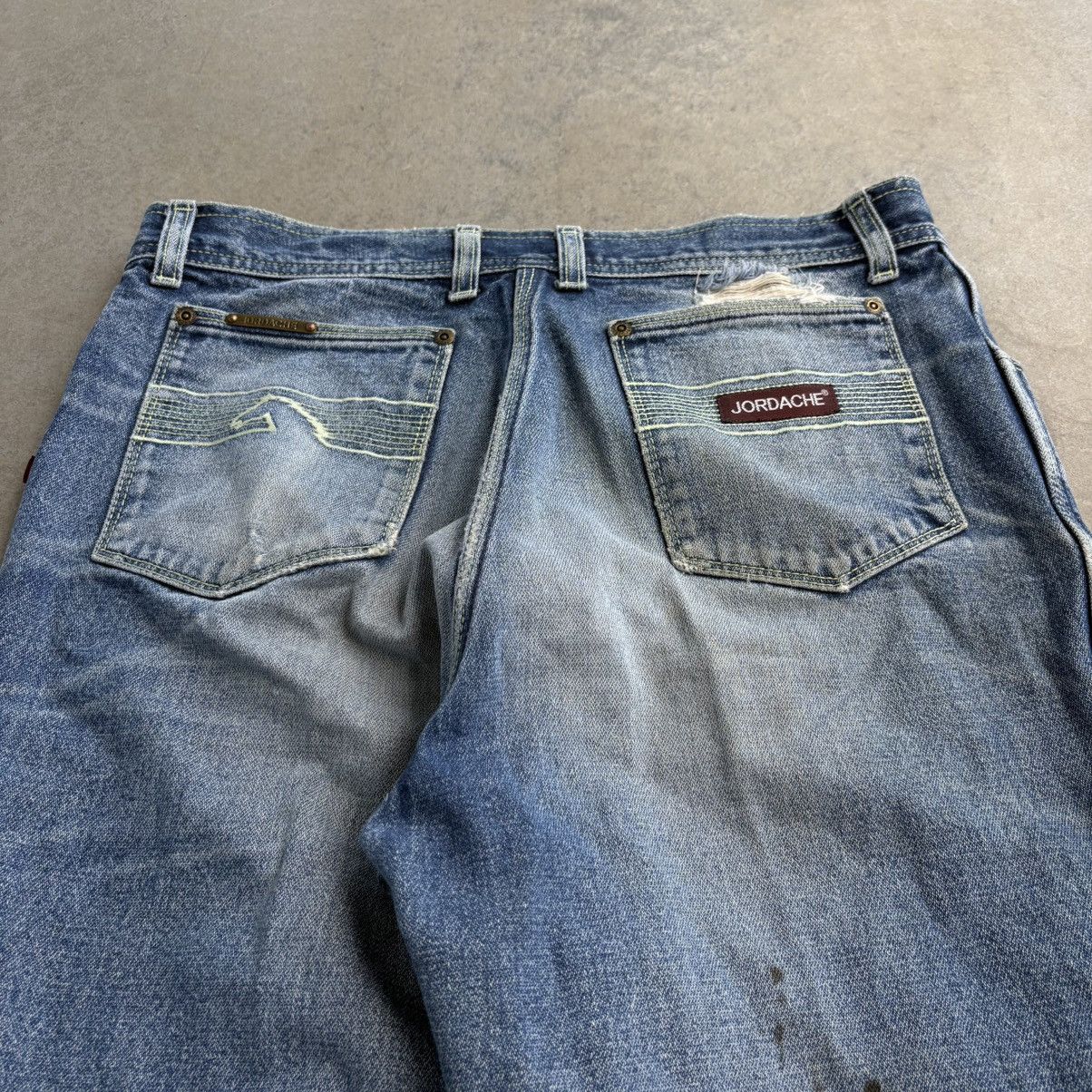 Ariat × Jordache × Vintage Vintage 1980's Western Jordache Bootcut Cowboy Jeans 33x34 Size US 33 - 5 Thumbnail