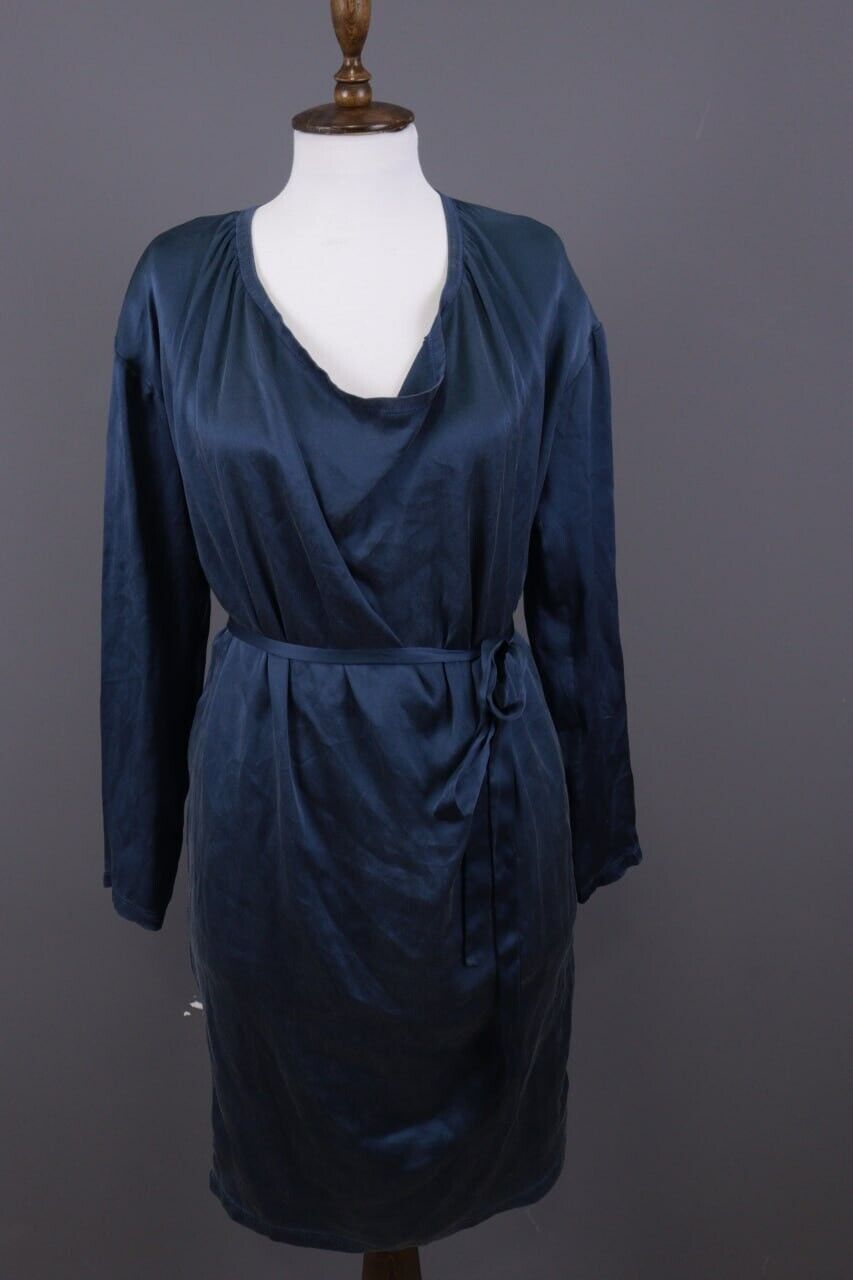 image of Vintage YVES Saint Laurent Dress in Blue, Women's (Size XS)