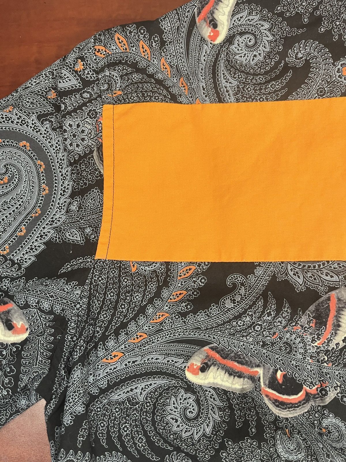 Givenchy Givenchy SS15 Koi Paisley Shirt w/ Orange Panel (Tisci) Size US M / EU 48-50 / 2 - 17 Thumbnail