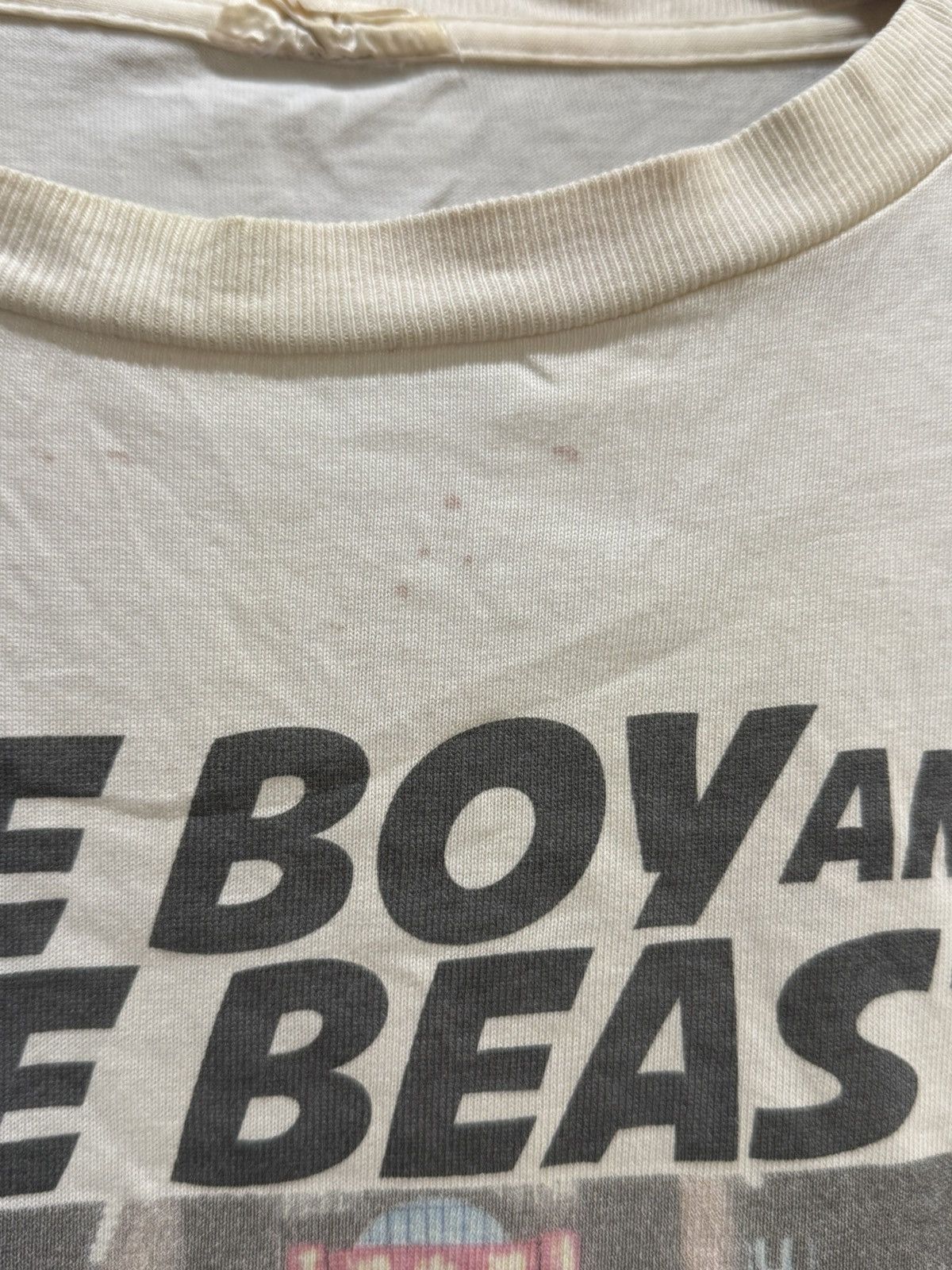 Anime Thrashed Vintage Anime Japan The Boy And The Beast Faded Tee Size US XL / EU 56 / 4 - 4 Thumbnail
