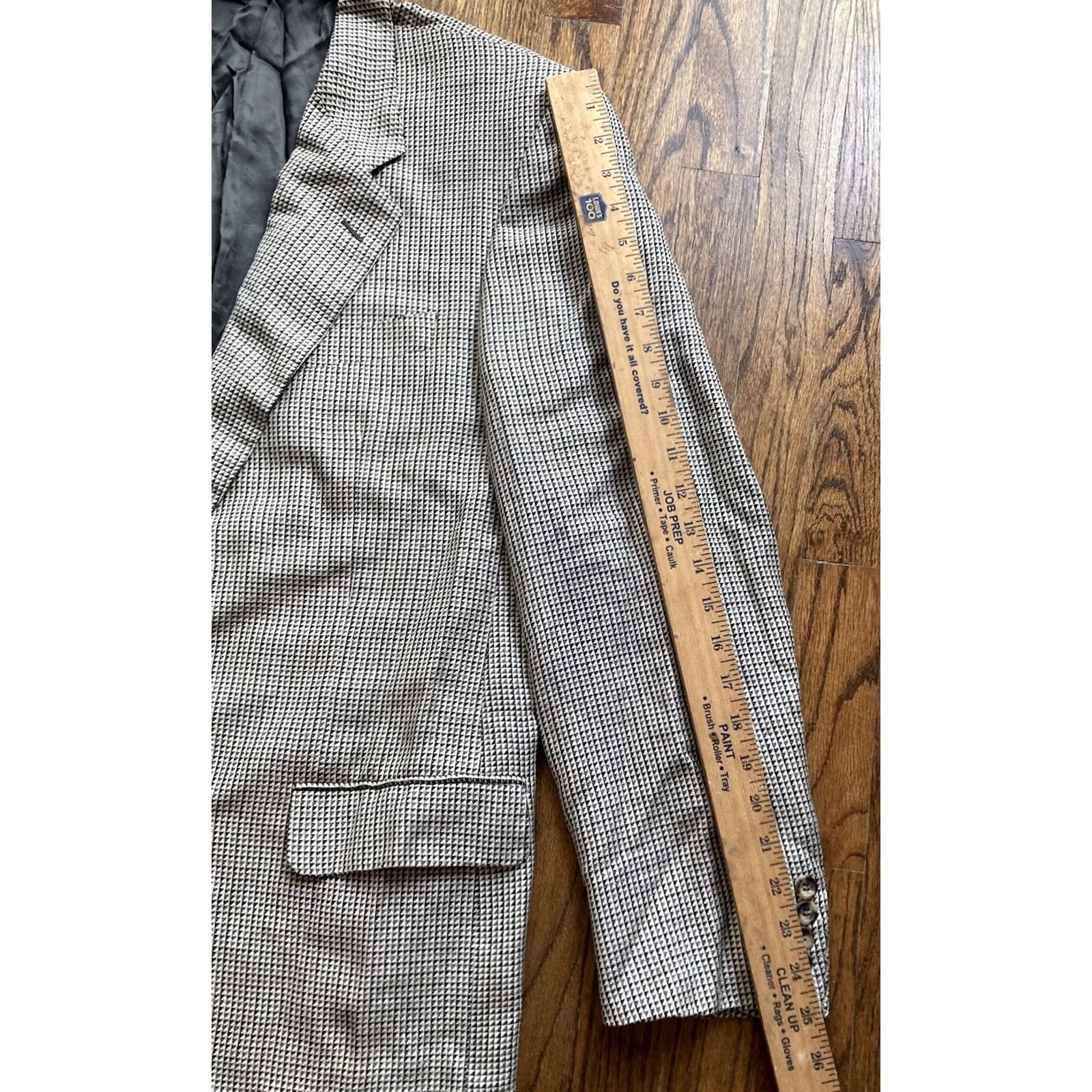 Zanella Zanella Blazer Mens Two-Button Single-Breasted Wool Silk Gray 44 Jacket Quality Sport Coat Vintage? No Size 44R - 5 Thumbnail