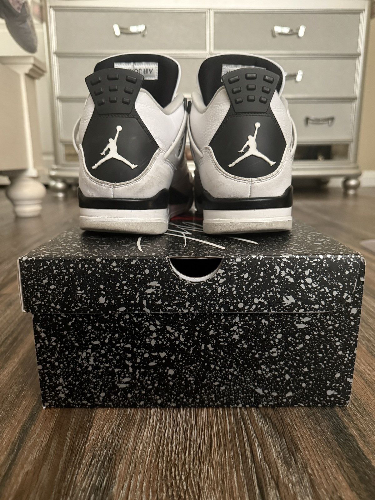 Nike Jordan 4 Military Black Size US 11 / EU 44 - 2 Thumbnail