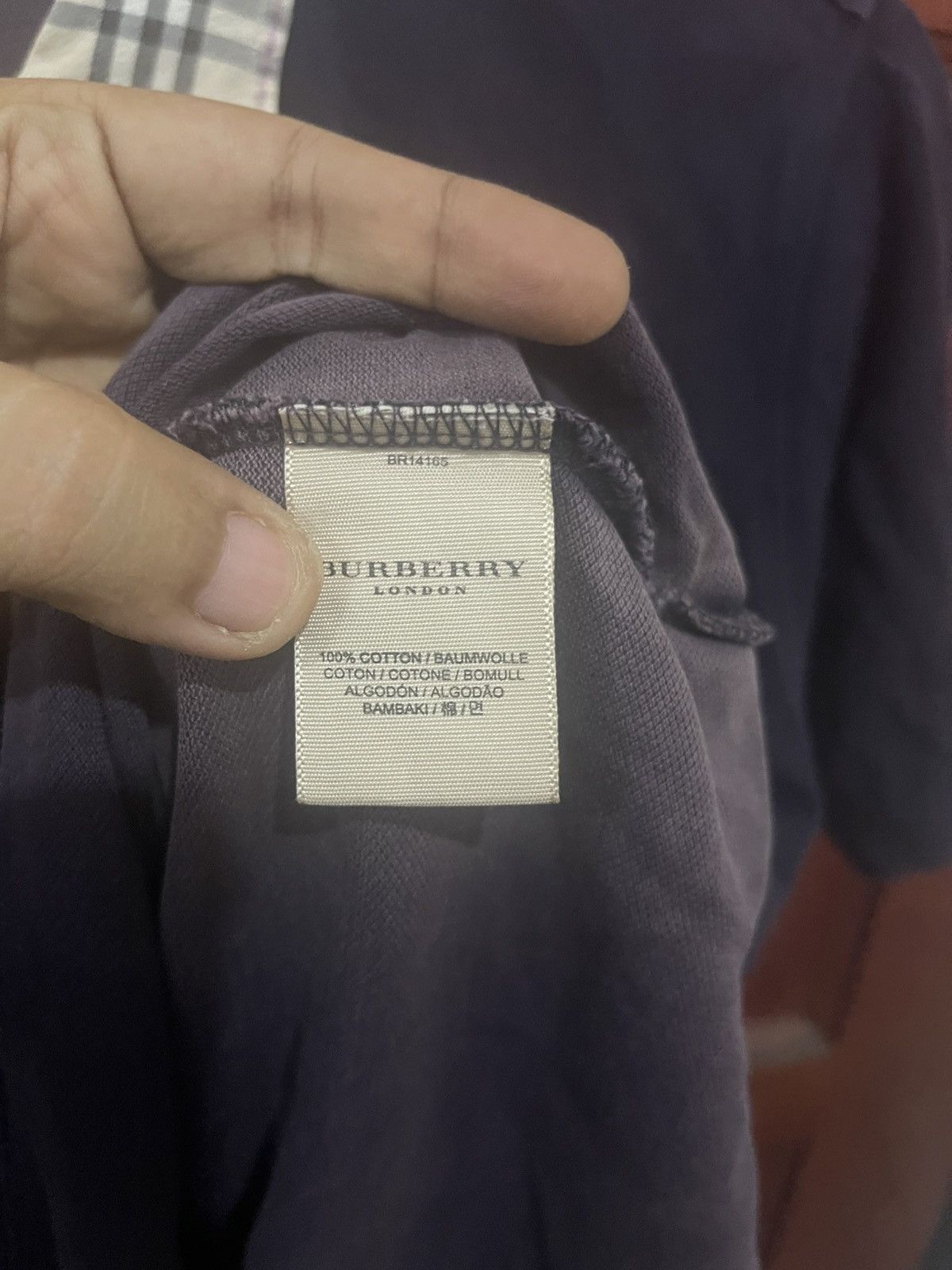 Burberry Burberry London Polo Tee Nova check Collar Size US M / EU 48-50 / 2 - 7 Thumbnail