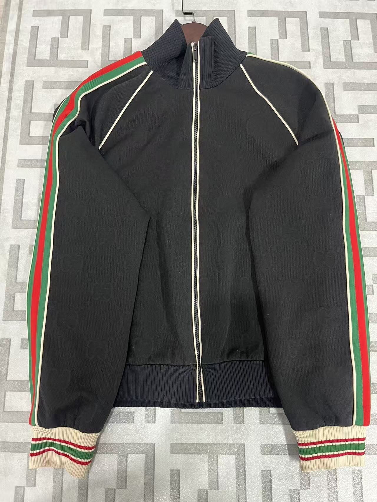 Gucci Gucci GG Jacquard Track Jacket Size M Size US M / EU 48-50 / 2 - 1 Thumbnail