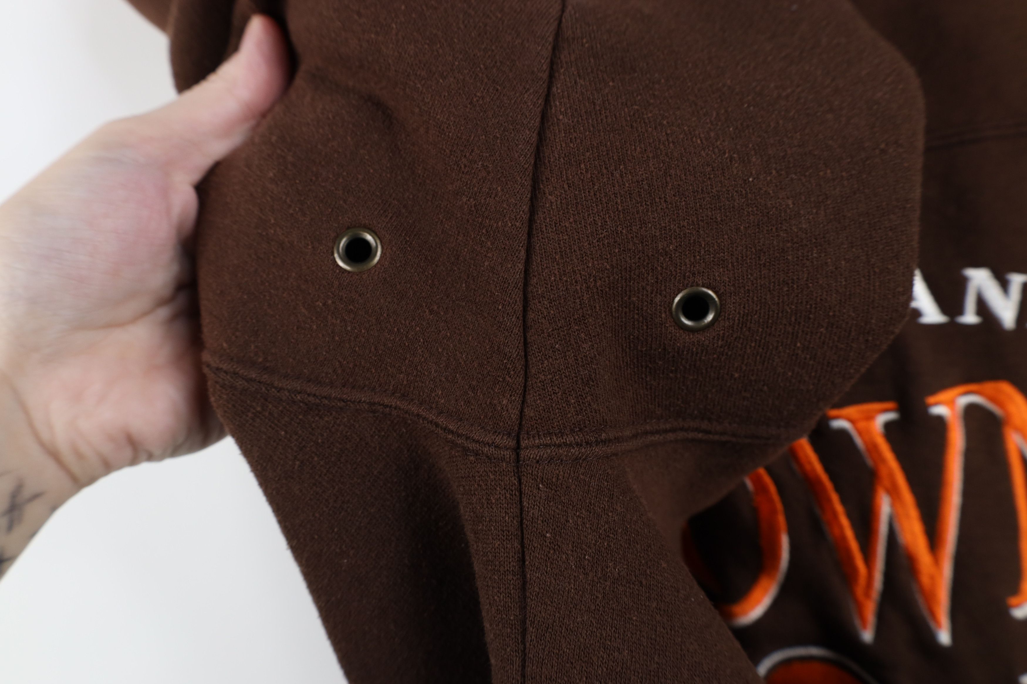 Vintage Vintage 90s Browns Football Crewneck Sweatshirt Brown Size US XL / EU 56 / 4 - 7 Thumbnail