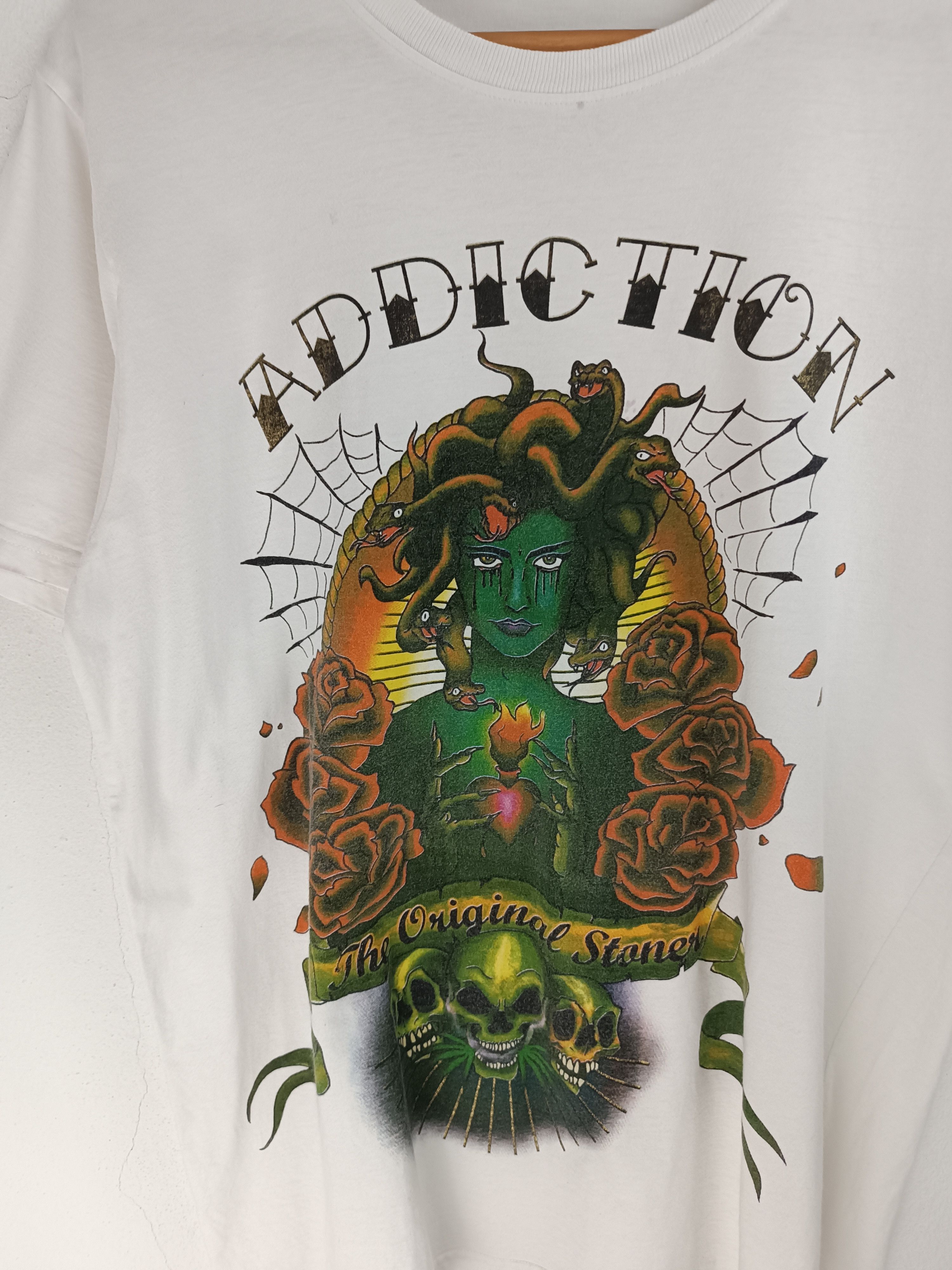 Other VINTAGE Y2K ADDICTION THE ORIGINAL STONER 420 ED HARDY TEE Size US M / EU 48-50 / 2 - 8 Thumbnail