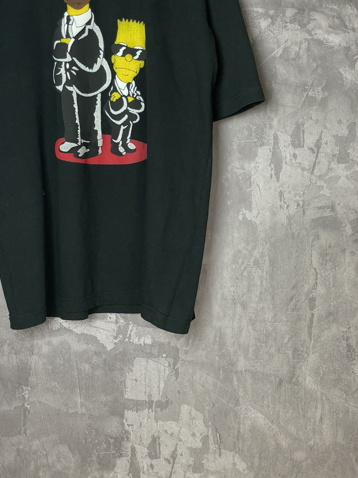 The Simpsons × Vintage Vintage the Simpsons t-shirt Men in Black MIB (Bart Sesame Size US L / EU 52-54 / 3 - 4 Thumbnail