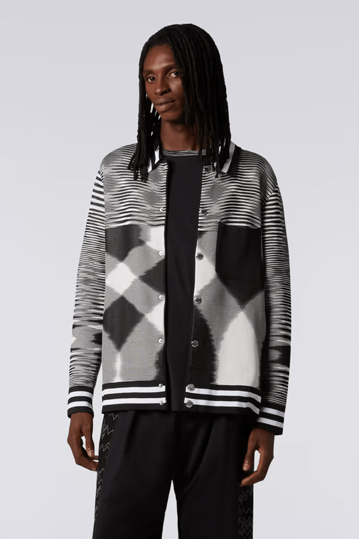 Missoni o1y0225 Bomber Jacket in Multicolor Size US L / EU 52-54 / 3 - 2 Thumbnail