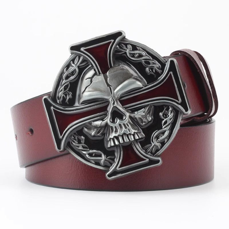 Designer Punk Vintage Belt Riveted Belts Menswear Accessories Size ONE SIZE - 5 Thumbnail
