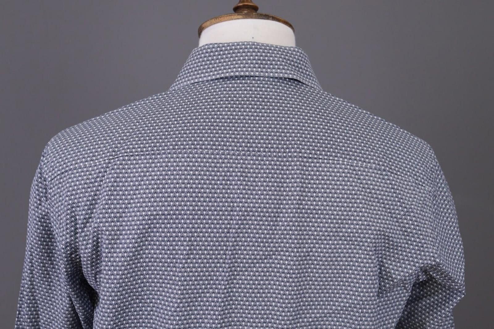 Eton Eton Slim Fit Luxury Printed Poplin Dress Shirt Size 42 16.5 Size US M / EU 48-50 / 2 - 11 Thumbnail
