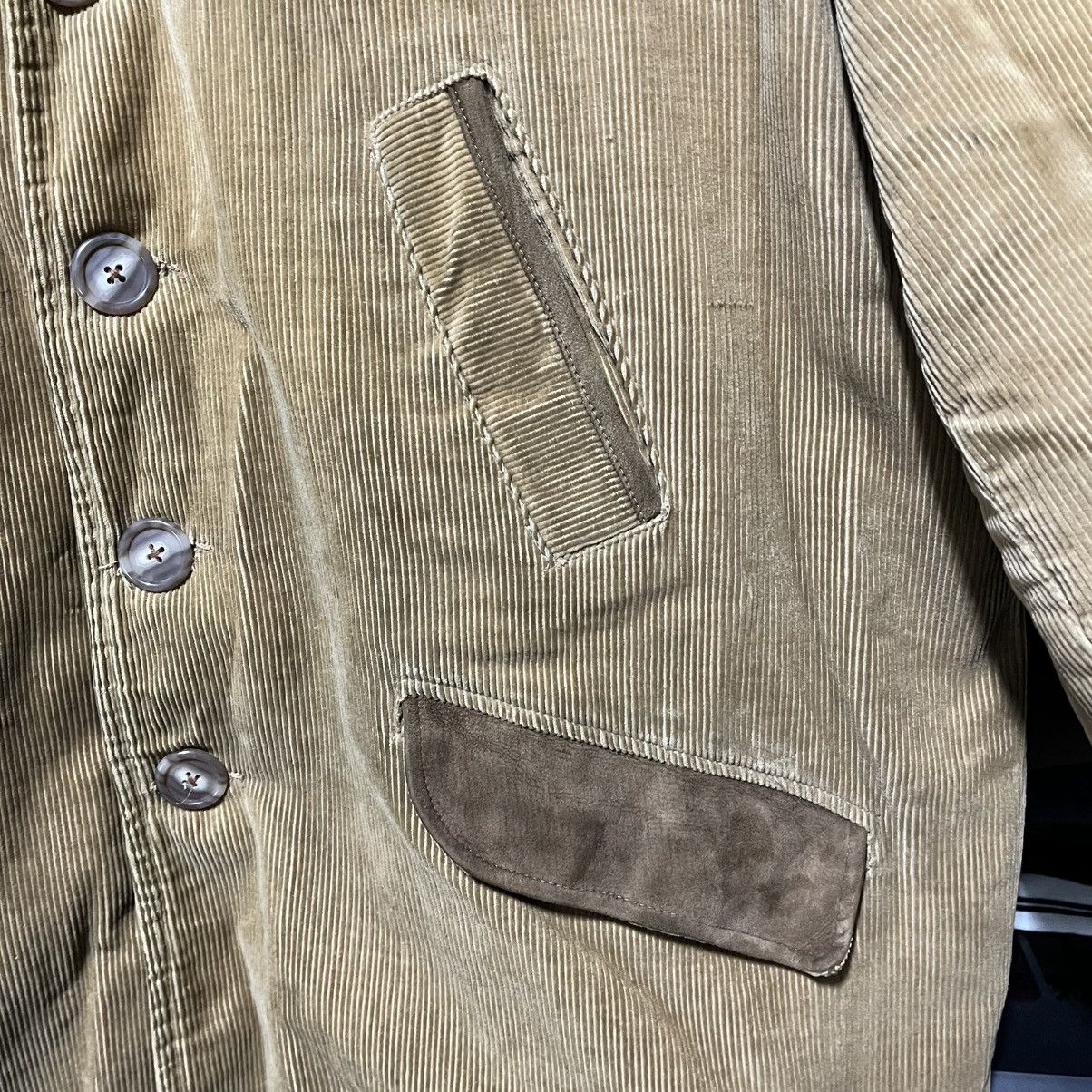 Schott VINTAGE PERFECTO SCHOTT CORDUROY HUTNING JACKET 70s 80s Size US XL / EU 56 / 4 - 8 Thumbnail