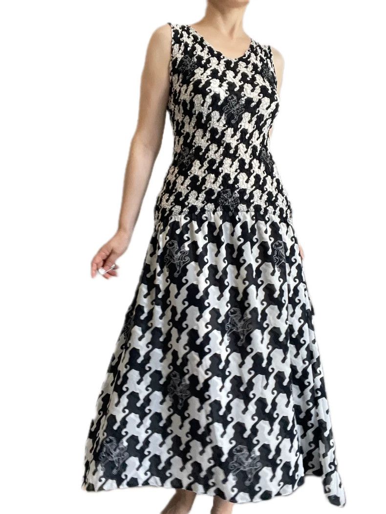 Issey Miyake Issey Miyake size:2 Black and white two-tone horseback rid Size XS / US 0-2 / IT 36-38 - 1 Thumbnail