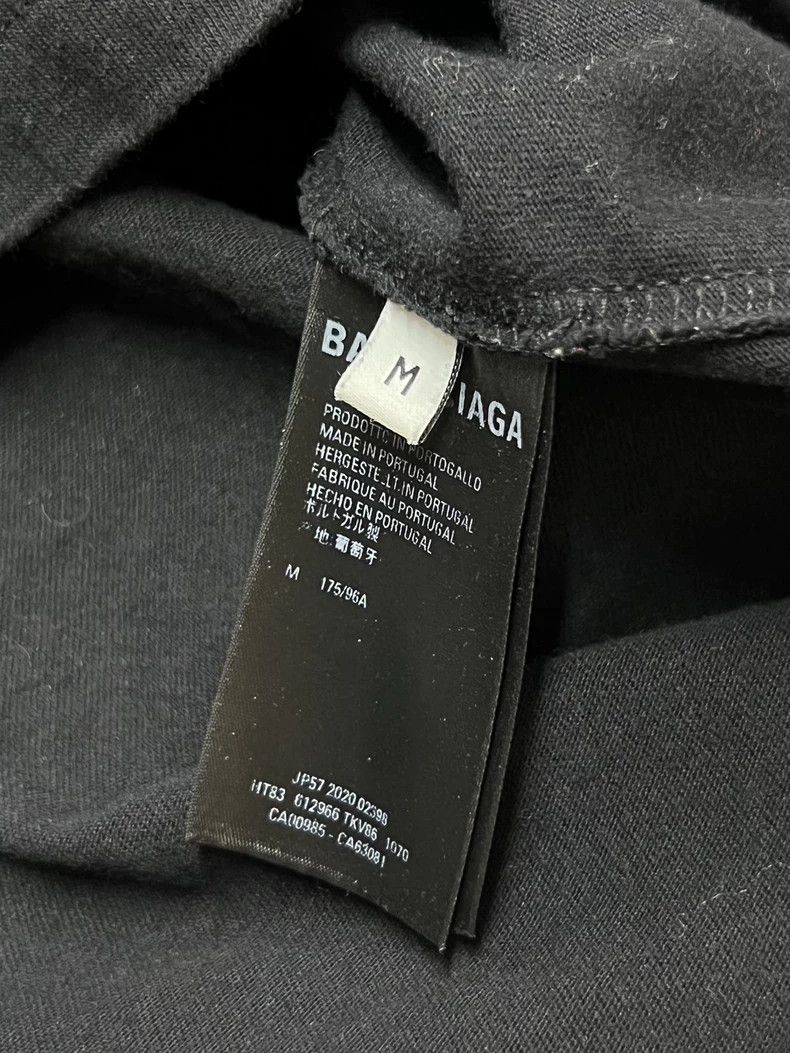 Balenciaga Balenciaga Boomerang Short Sleeve, Black M Size US M / EU 48-50 / 2 - 4 Thumbnail