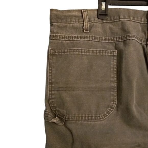 Dickies Dickies Mens Green Cotton Work Pants 44x32 With Pockets Butt Size US 44 / EU 60 - 7 Thumbnail