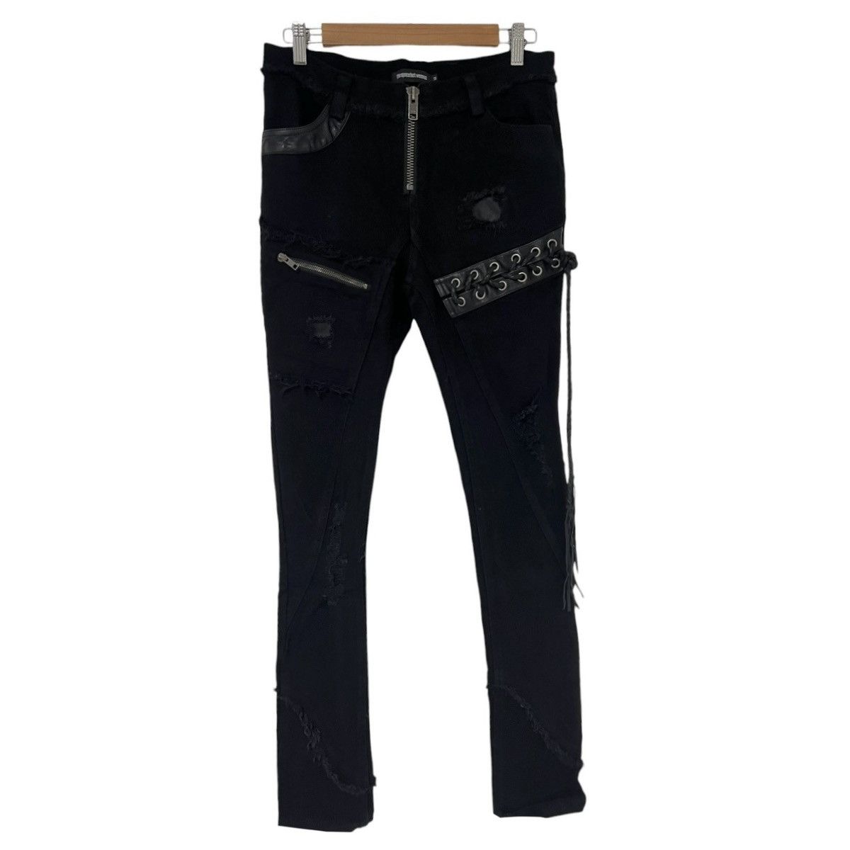 Japanese Brand Tsbus stud corset pants Size US 30 / EU 46 - 3 Thumbnail