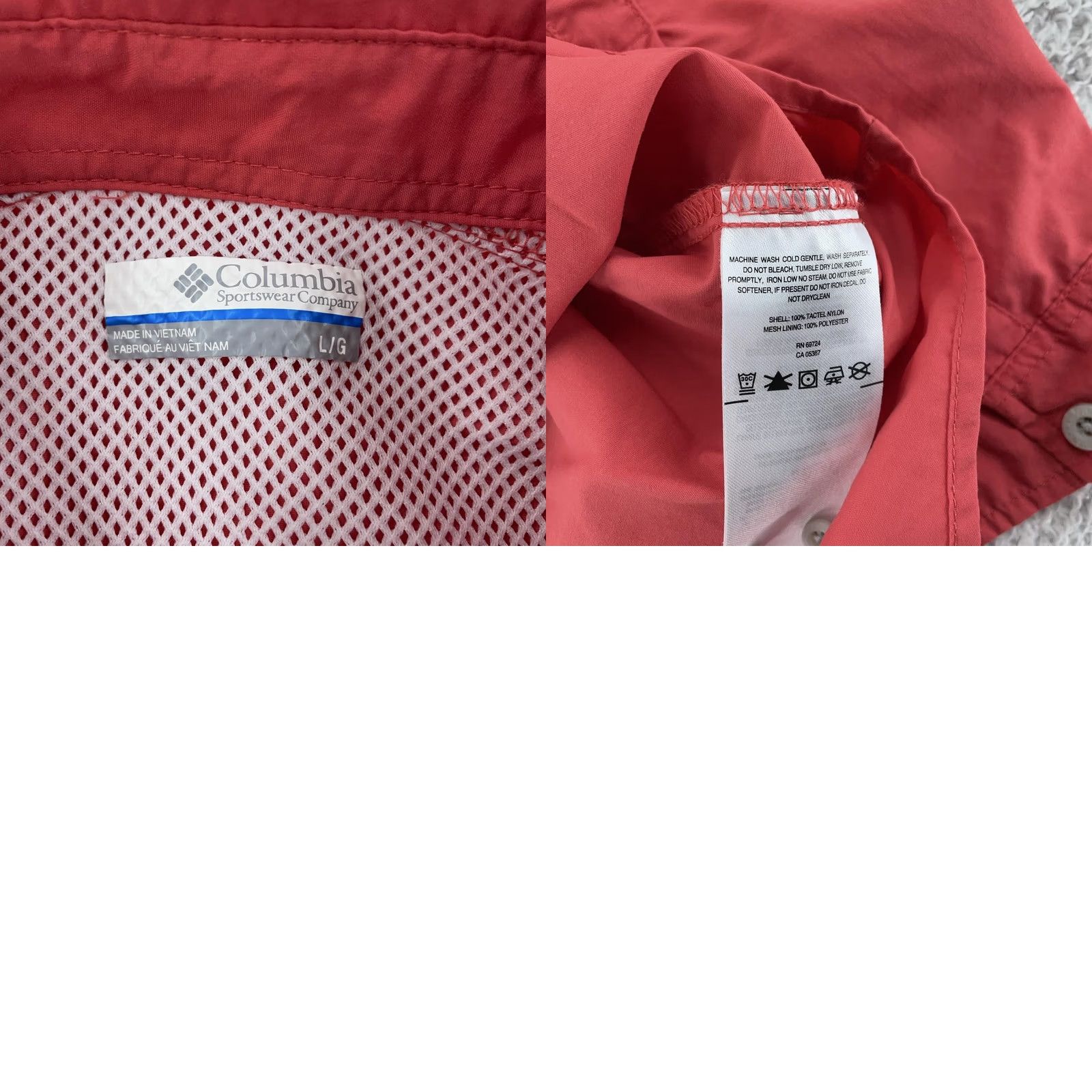 Vintage Columbia PFG Bahama II Fishing Shirt Mens Large Red Long Sleeve Button Down Size US L / EU 52-54 / 3 - 8 Thumbnail