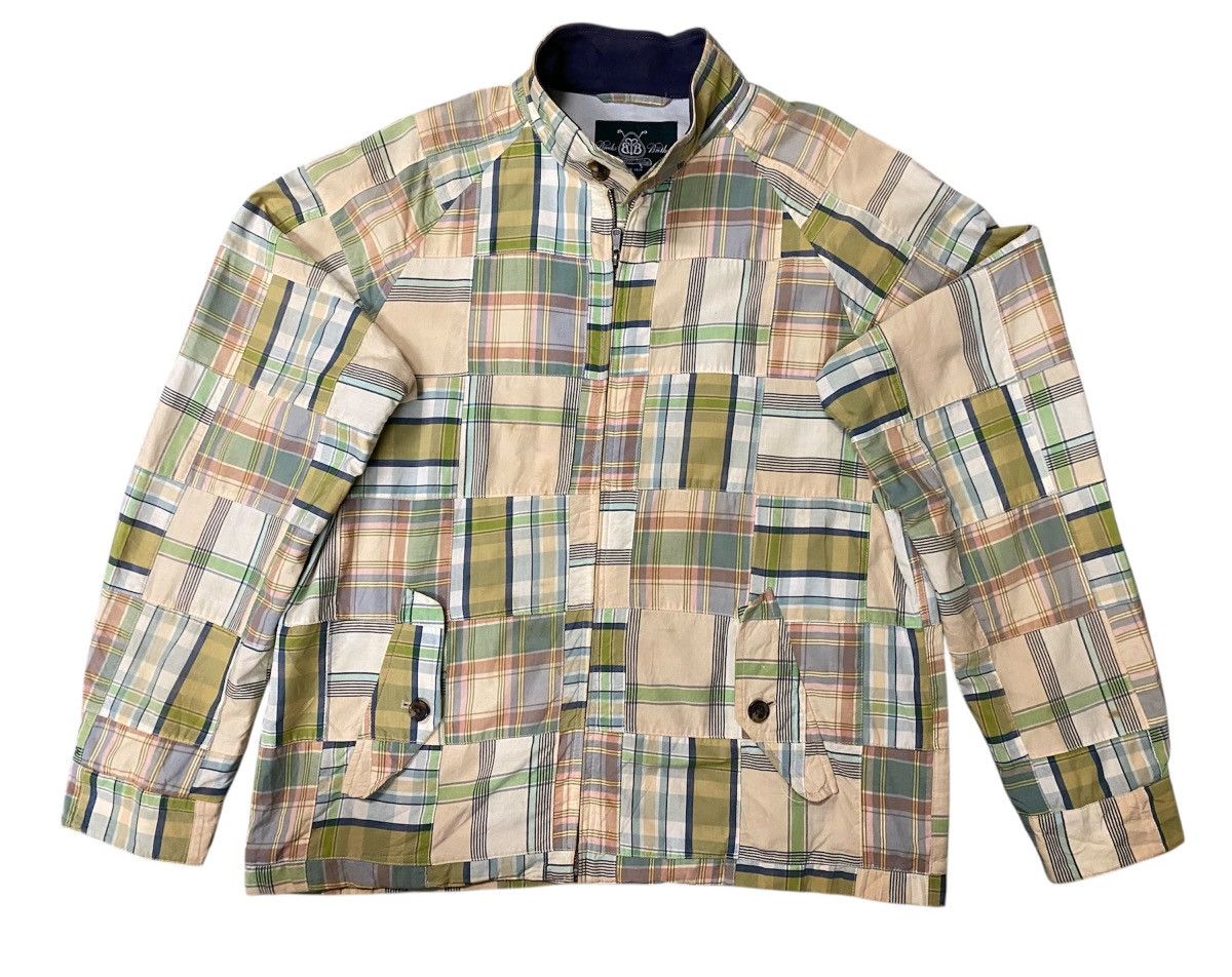 Brooks Brothers Brooks Brothers Country Club Plaid Patchwork Zip Up Jacket Size US M / EU 48-50 / 2 - 1 Thumbnail