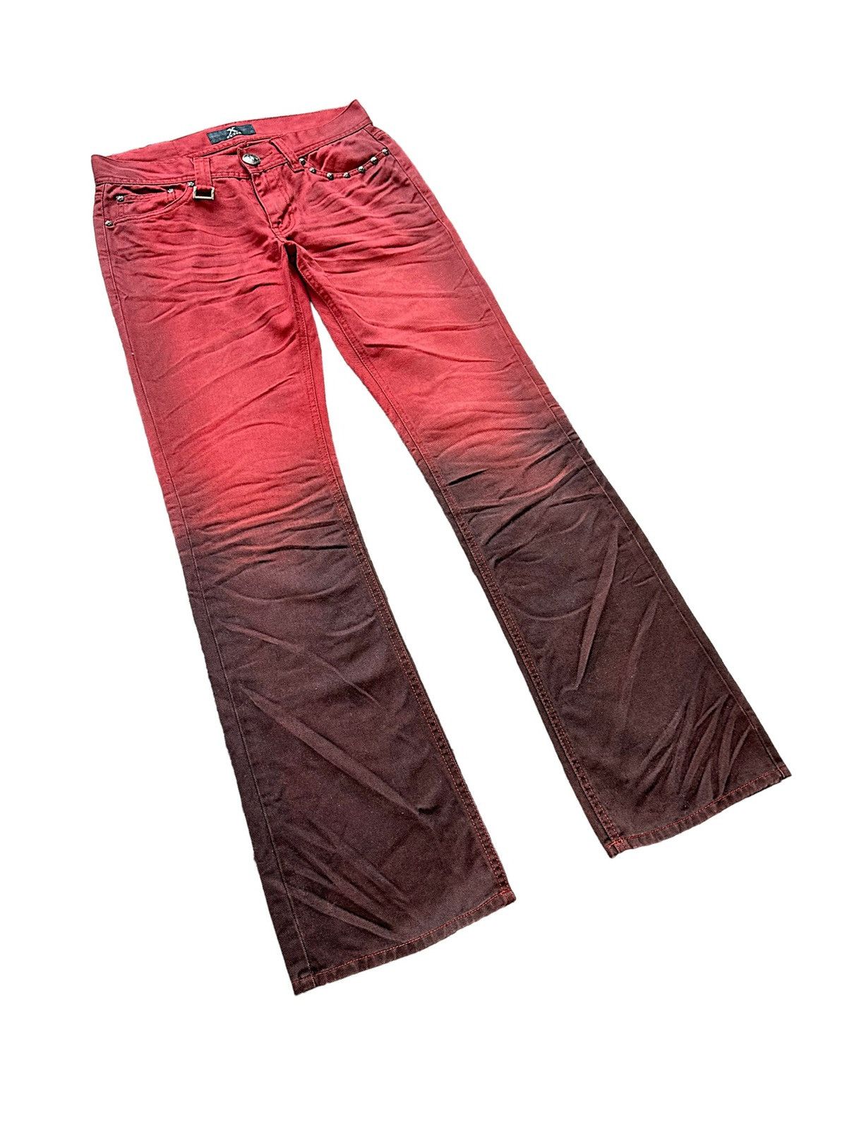 Other A/W2004 Xfrm trompe l'oeil v-kei rocker jeans Size US 31 - 3 Thumbnail