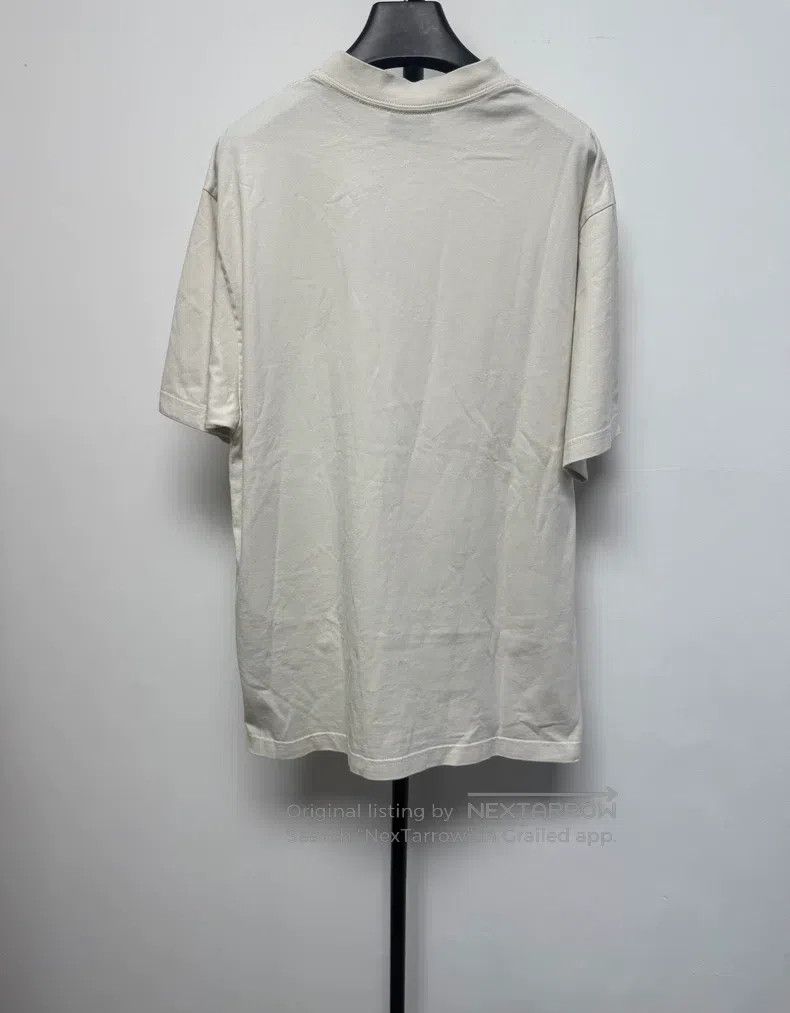 Balenciaga Balenciaga Logo Embroidered Solid Color Round Neck T-Shirt Size US XXS / EU 40 - 2 Thumbnail
