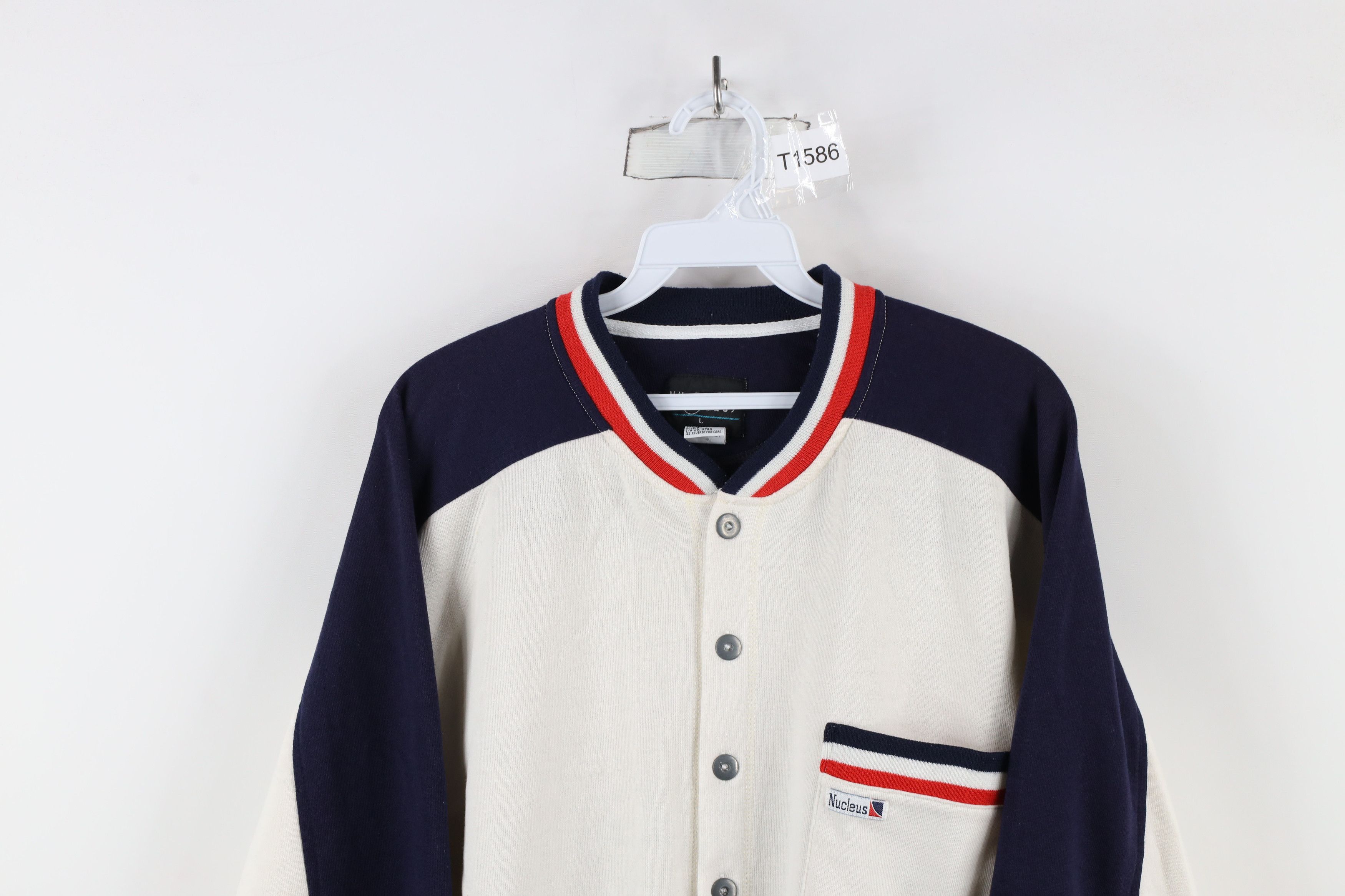Vintage Vintage 90s Streetwear Button Warm Up Track Jacket Swacket Size US L / EU 52-54 / 3 - 2 Thumbnail