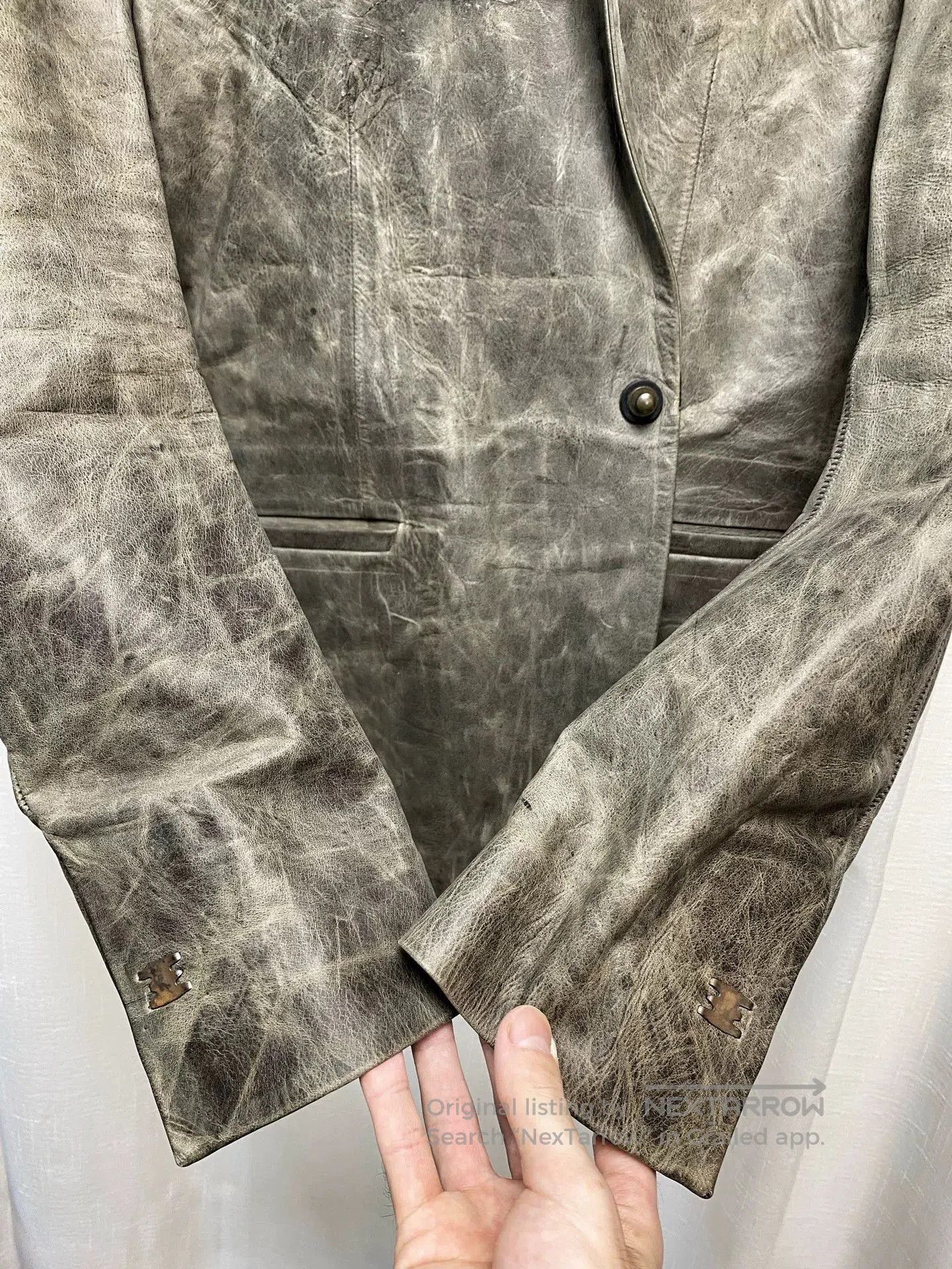Isaac Sellam Experience Isaac Sellam Distressed Brass Buckle Blazer. Size US M / EU 48-50 / 2 - 3 Thumbnail