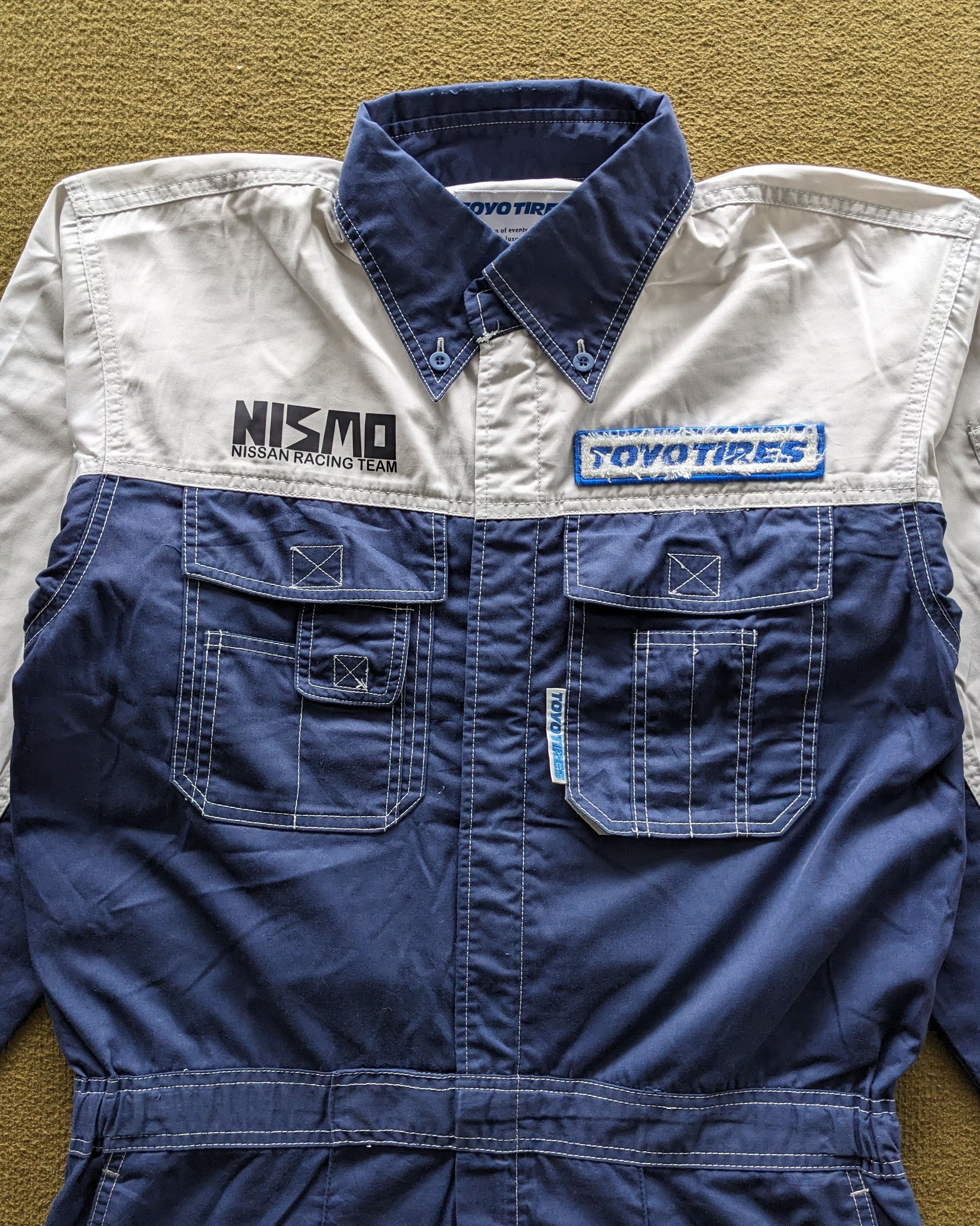 Vintage Vintage Toyo Tires NISMO NISSAN Coverall Custom Jacket Size US L / EU 52-54 / 3 - 4 Thumbnail