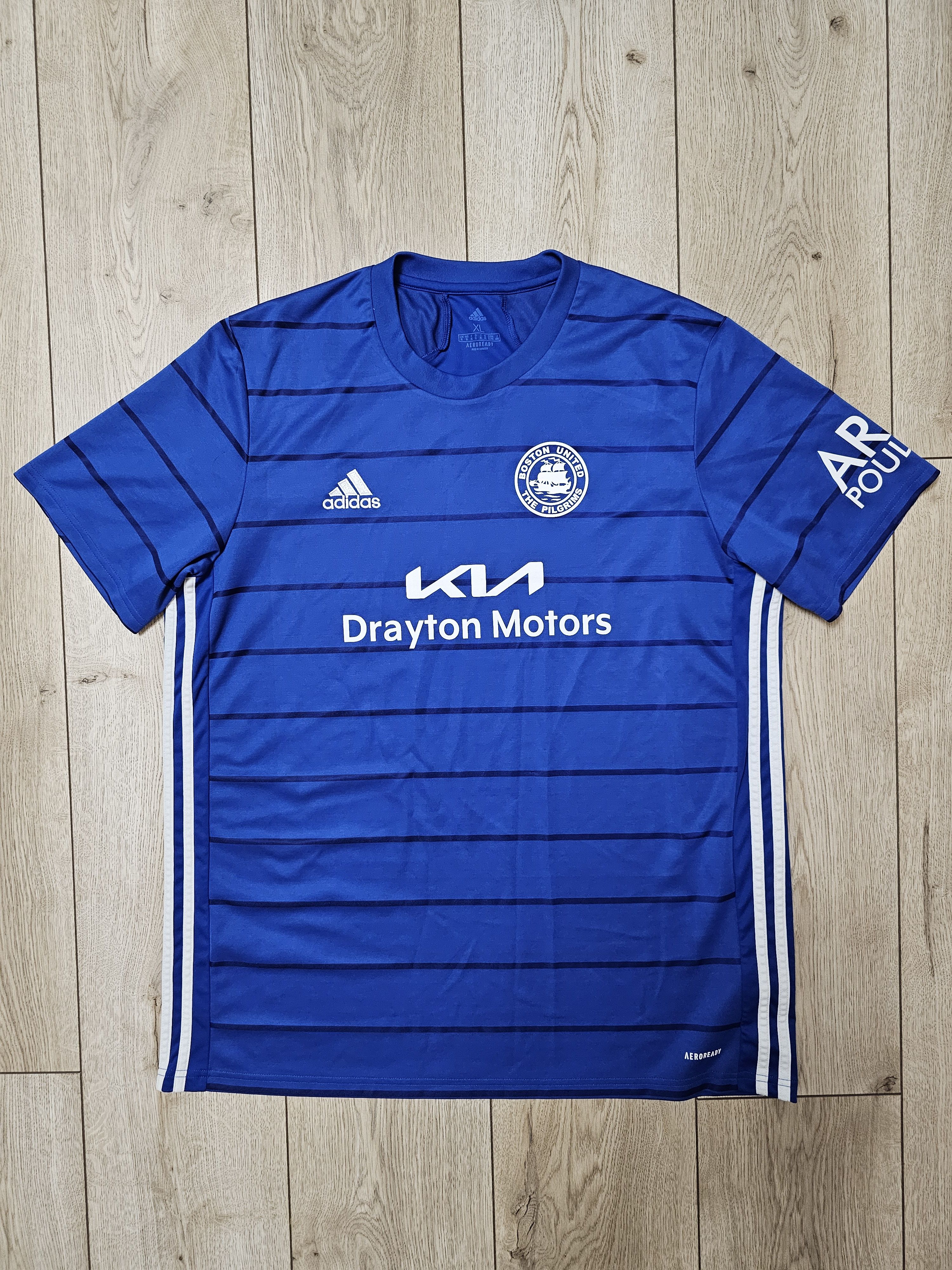 Adidas BOSTON UNITED 2021 2022 HOME FOOTBALL SHIRT SOCCER JERSEY Size US XL / EU 56 / 4 - 1 Thumbnail