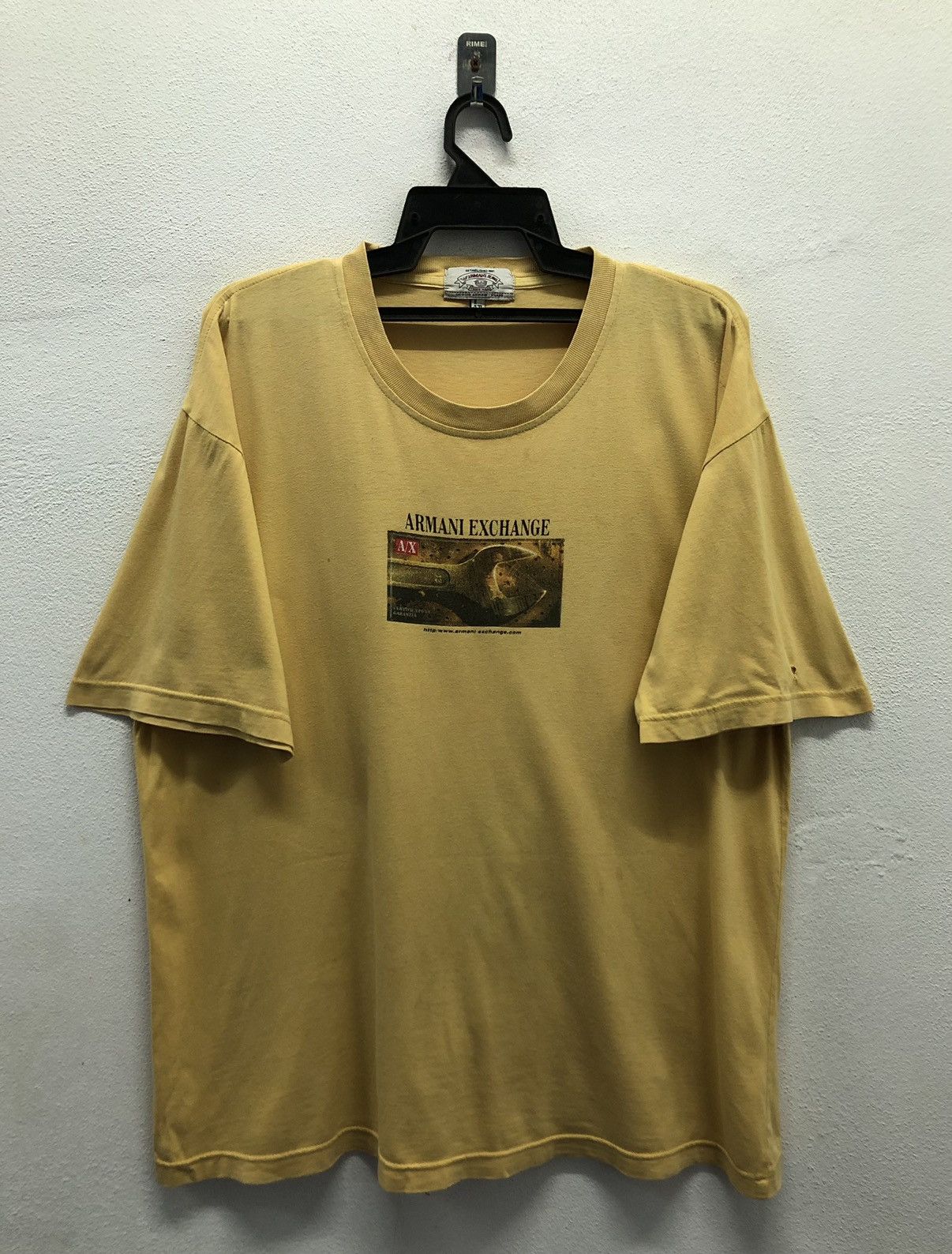 Giorgio Armani Vintage Giorgio Armani-Milano Armani Exchange T-Shirt Size US L / EU 52-54 / 3 - 1 Thumbnail