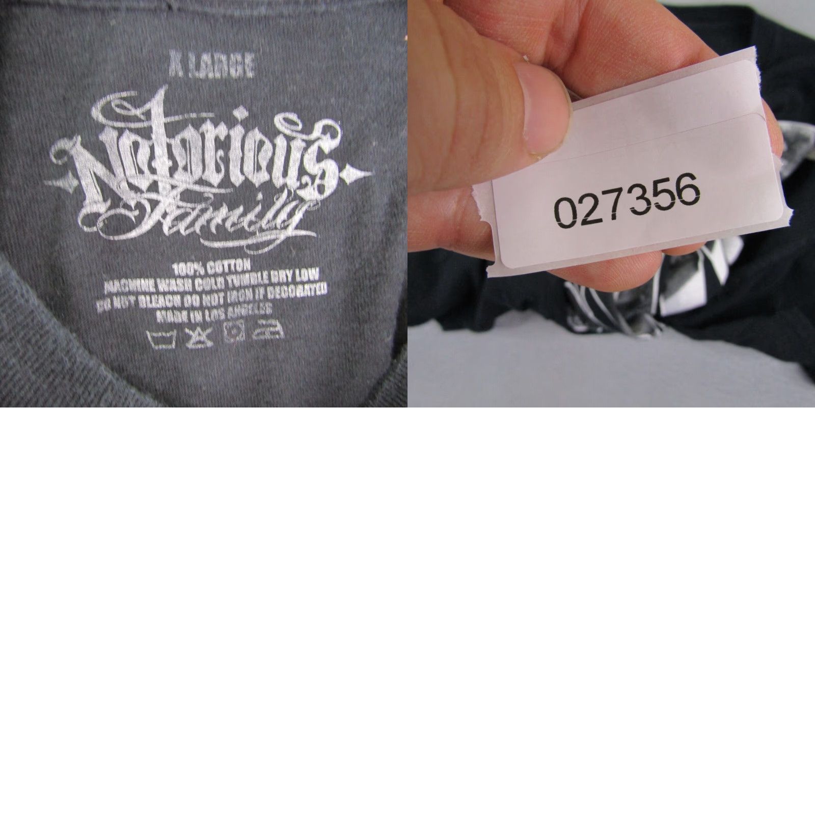 Vintage Notorious Shirt Mens XL Black Notorious California Theme Logo Cotton Crew Neck Short Sleeve T-Shirt Size US XL / EU 56 / 4 - 8 Thumbnail