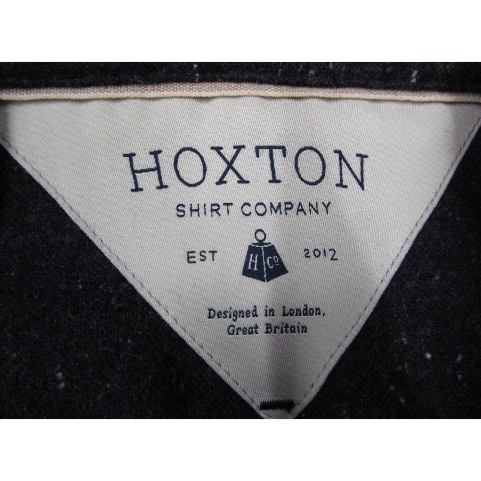 Vintage Hoxton Shirt Company Shirt Mens Large Navy Wool Blend Speckled Button Front Size US L / EU 52-54 / 3 - 3 Thumbnail