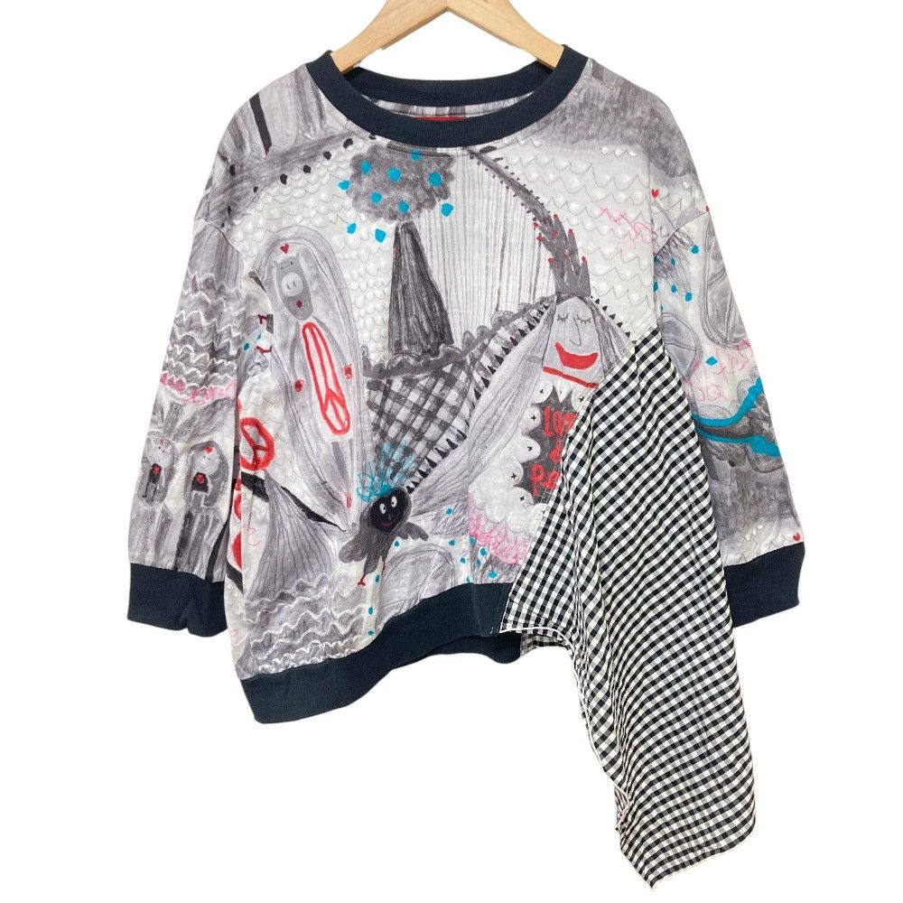 Other Olleborebla Print Patchwork Pullover Others Tops DUTY FREE for USA