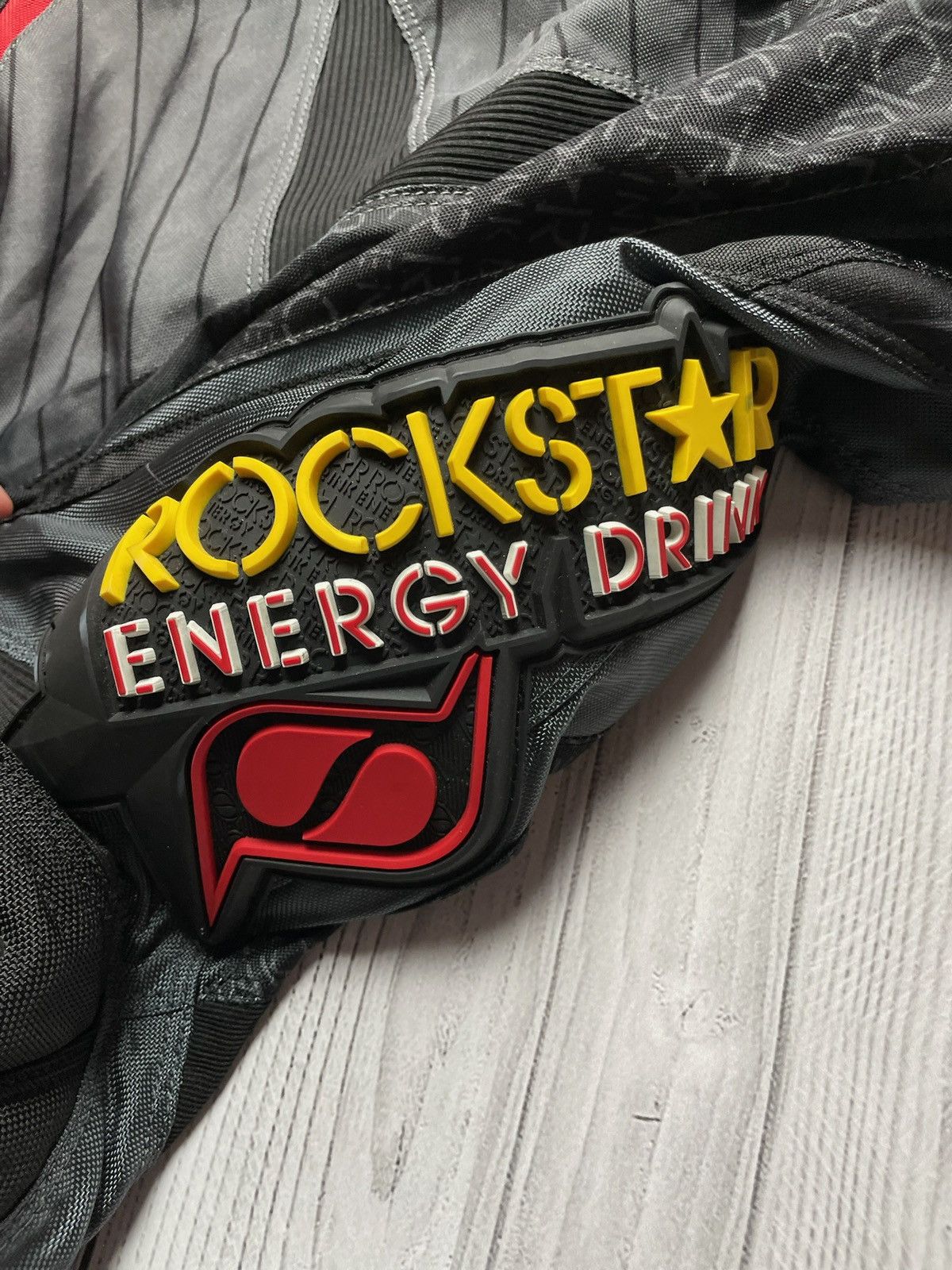 Vintage Vintage Rockstar Moto track suit jersey + Pants Energy Drink Size US 36 / EU 52 - 7 Thumbnail