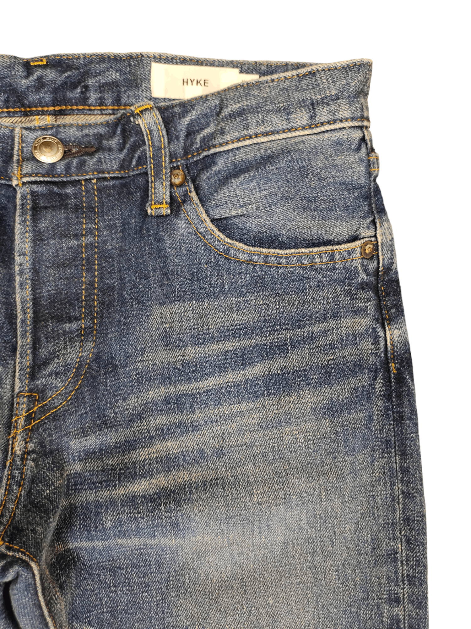 HYKE Japanese Brand Hyke Tight Straight Clawamarks Denim Jeans Size US 28 / EU 44 - 3 Thumbnail