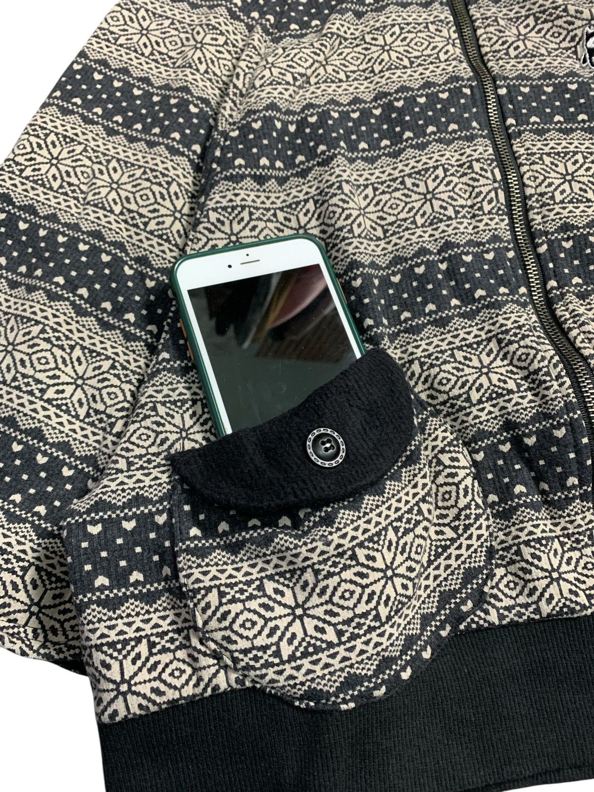 20471120 AISR CAT NAVAJO BIG POCKET FUR ZIP HOODIE ISSEY YOHJI STYLE Size US M / EU 48-50 / 2 - 3 Thumbnail