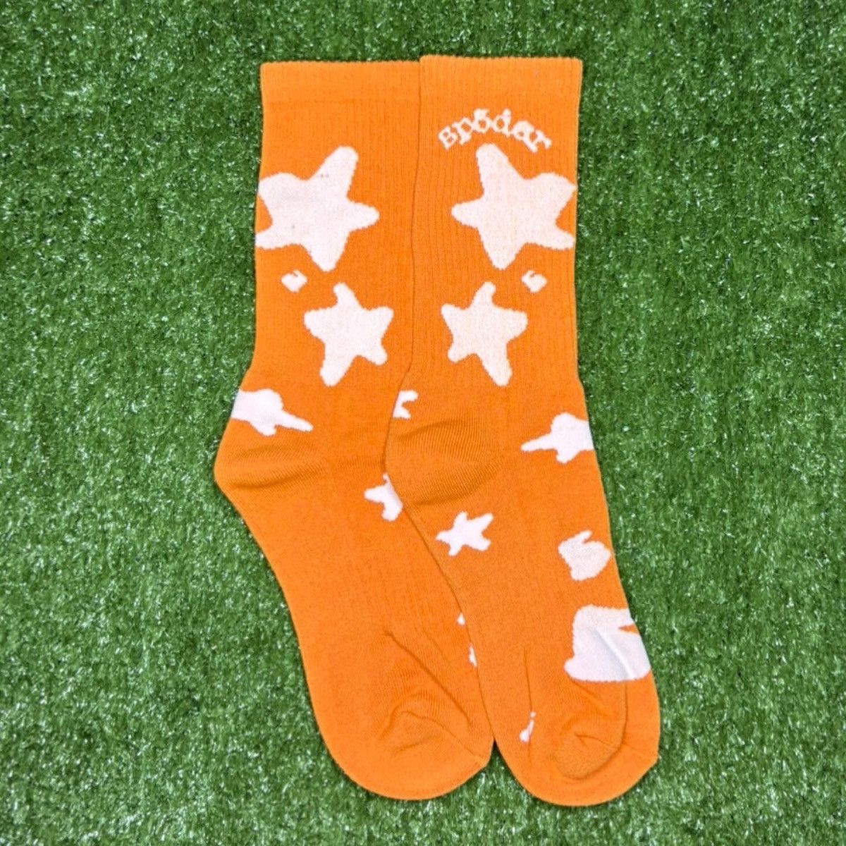 Sp5der Worldwide Orange Beluga Socks