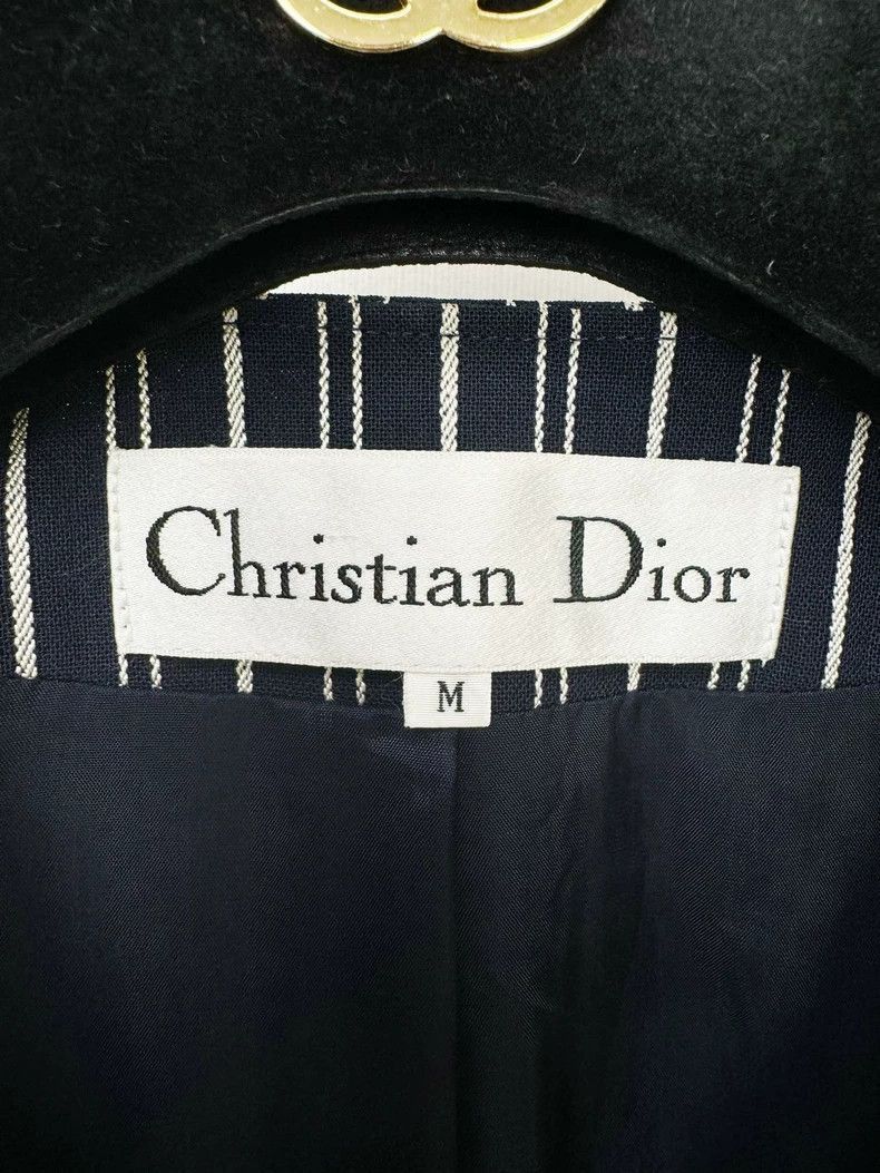 Dior Dior Striped Blazer With Shoulder Pads-2505 Size M / US 6-8 / IT 42-44 - 2 Thumbnail