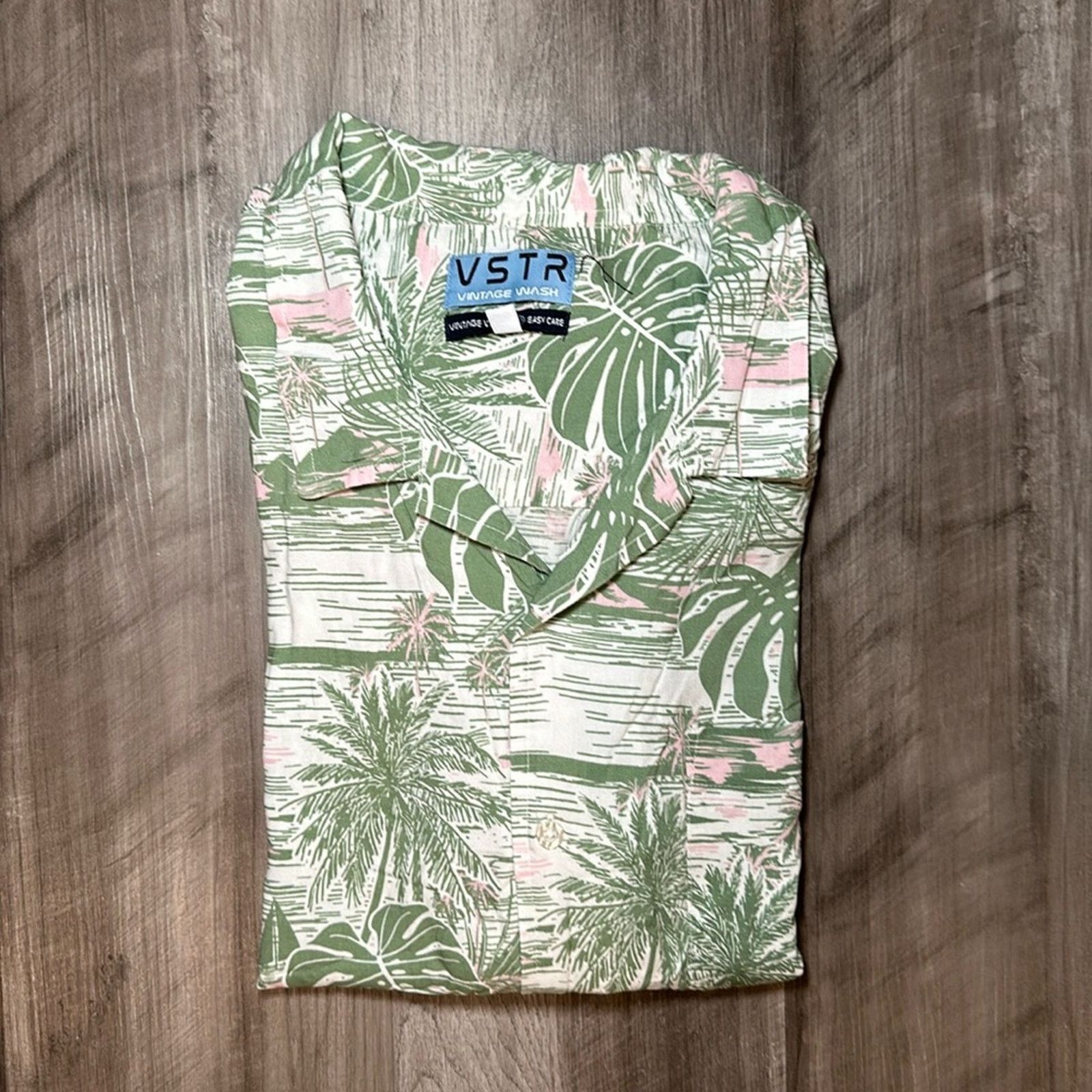 VSTR VSTR Vintage Wash Hawaiian Short Sleeve Button Down - XL Size US XL / EU 56 / 4 - 1 Thumbnail